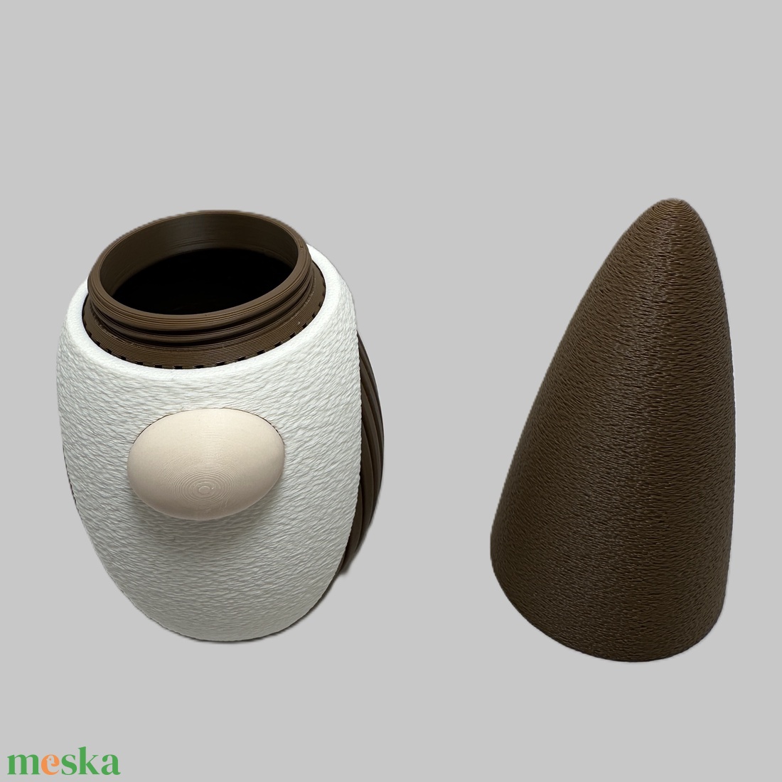 Manók rejtett tárolóval (3D nyomtatott) - karácsony - karácsonyi lakásdekoráció - karácsonyi manók, figurák - Meska.hu