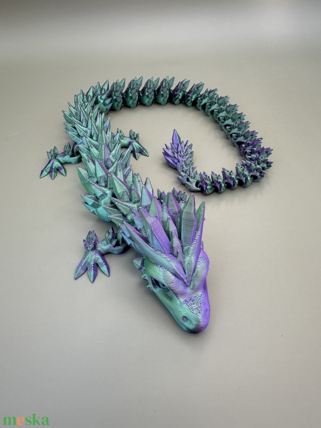 Kristálysárkány tojással - kellékek & szerszámok - dekorációs kellékek - figurák - Meska.hu