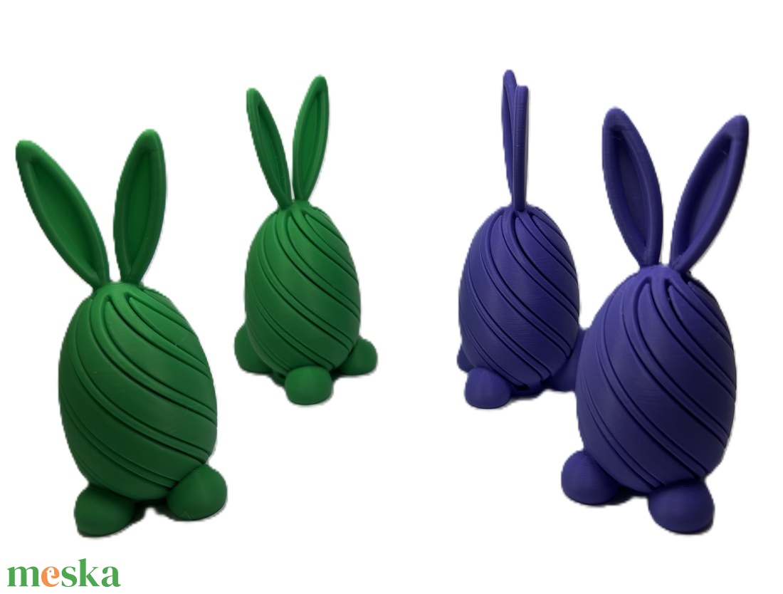 Húsvéti tojás nyuszifüllel (szétcsavarható) - ünnepi díszek, dekorációk - húsvéti díszek és dekorációk - húsvéti asztaldíszek - Meska.hu