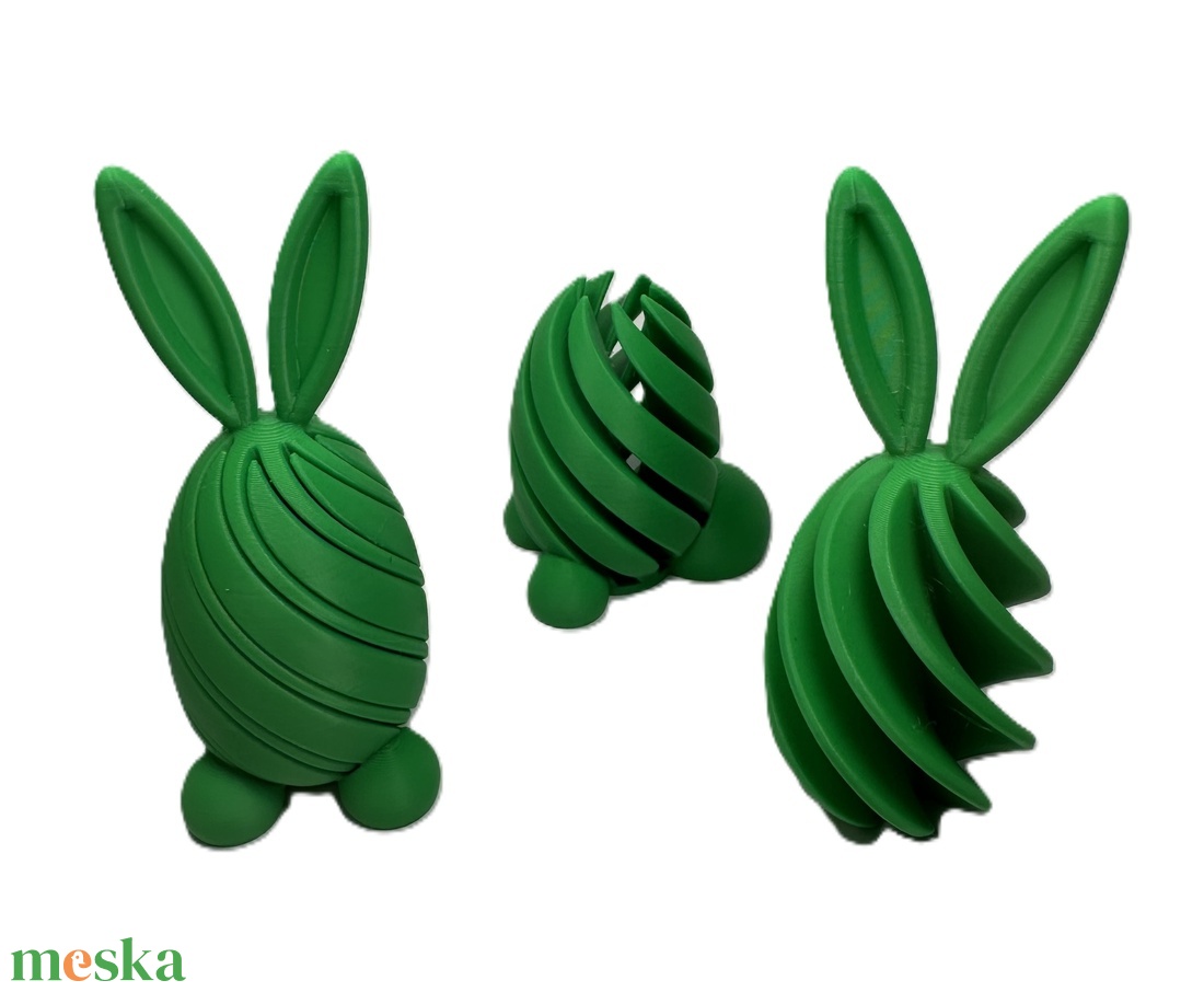 Húsvéti tojás nyuszifüllel (szétcsavarható) - ünnepi díszek, dekorációk - húsvéti díszek és dekorációk - húsvéti asztaldíszek - Meska.hu