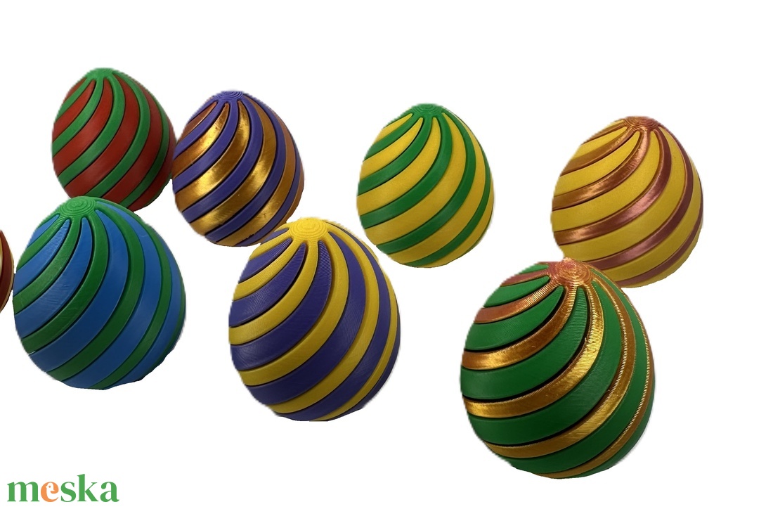 Húsvéti tojás (szétcsavarható) - ünnepi díszek, dekorációk - húsvéti díszek és dekorációk - húsvéti asztaldíszek - Meska.hu
