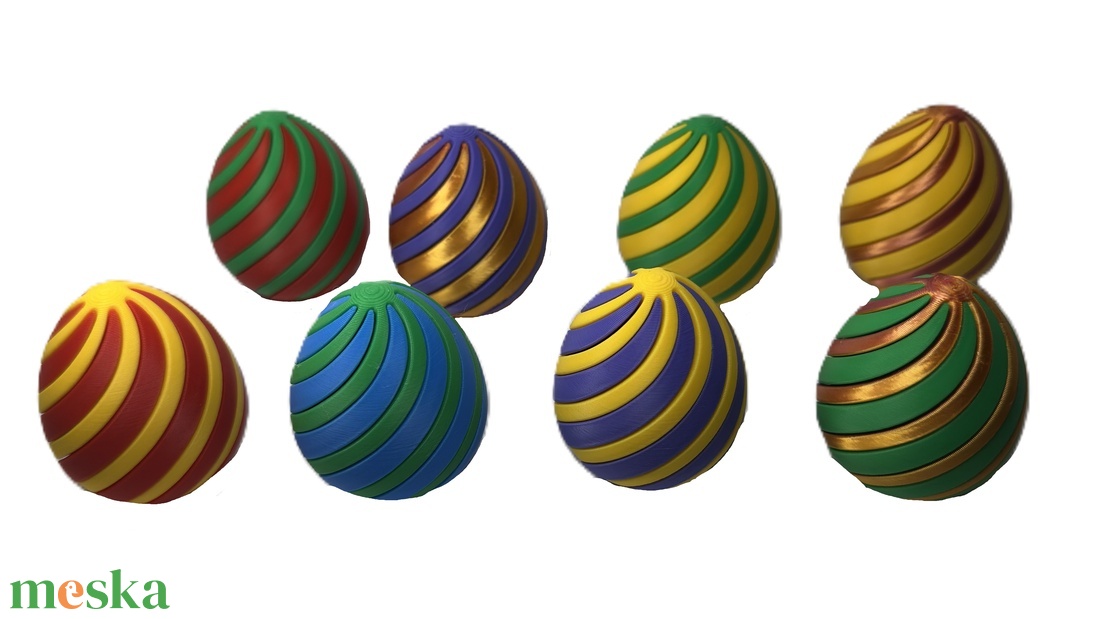 Húsvéti tojás (szétcsavarható) - ünnepi díszek, dekorációk - húsvéti díszek és dekorációk - húsvéti asztaldíszek - Meska.hu