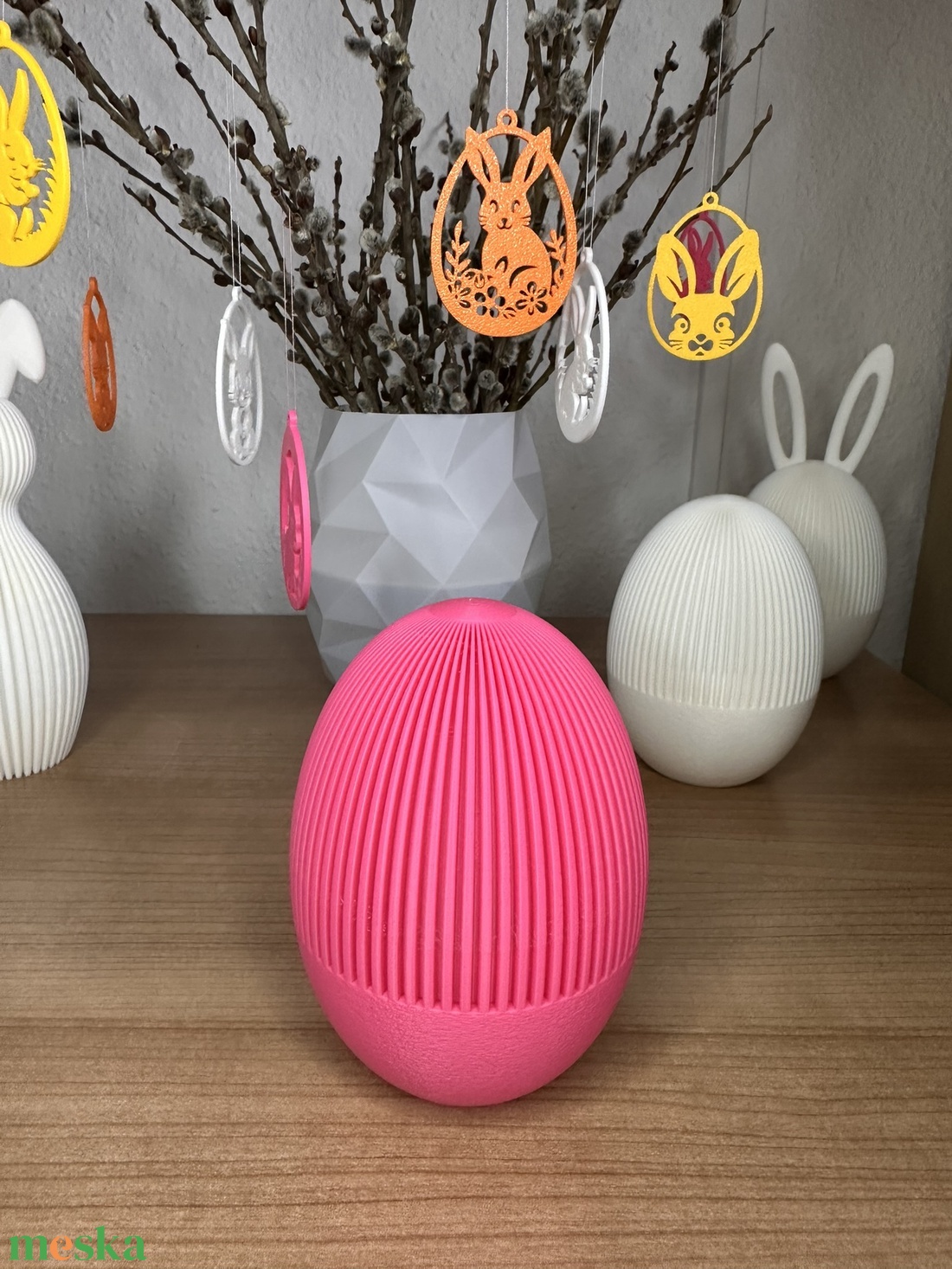 Húsvéti tojás nagy és kicsi méretben (szétcsavarható, rejtett tárolóval) - ünnepi díszek, dekorációk - húsvéti díszek és dekorációk - húsvéti asztaldíszek - Meska.hu