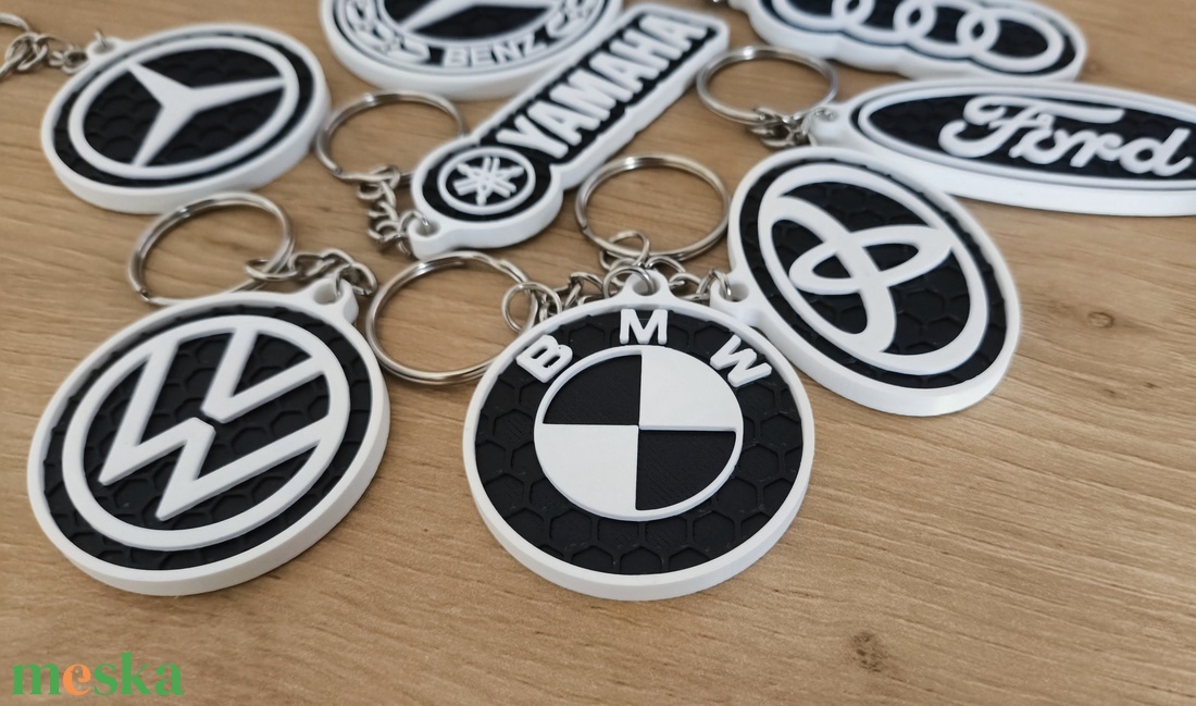 Egyedi Autós Kulcstartó � Prémium Márkás Logók (BMW, Audi, Mercedes, Ford, Fiat, VW) � Ajándék Férfiaknak - táska & tok - kulcstartó & táskadísz - kulcstartó - Meska.hu