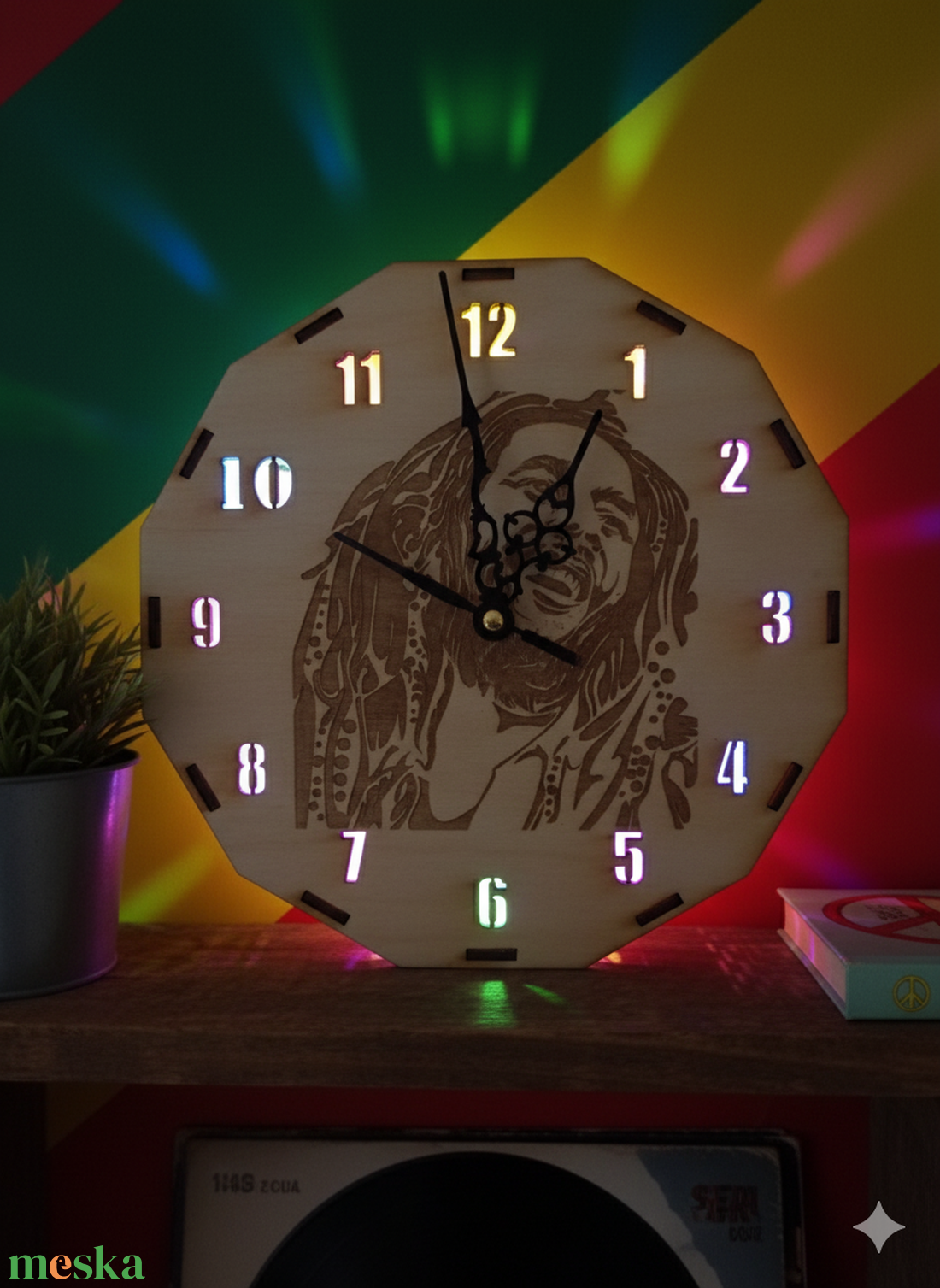 Egyedi óra  - otthon & életmód - dekoráció - fali és függő dekoráció - falióra & óra - Meska.hu