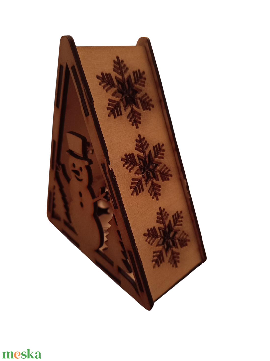 Hóemberes-fa-mécsestarto - karácsony - karácsonyi lakásdekoráció - karácsonyi lakásdíszek - Meska.hu