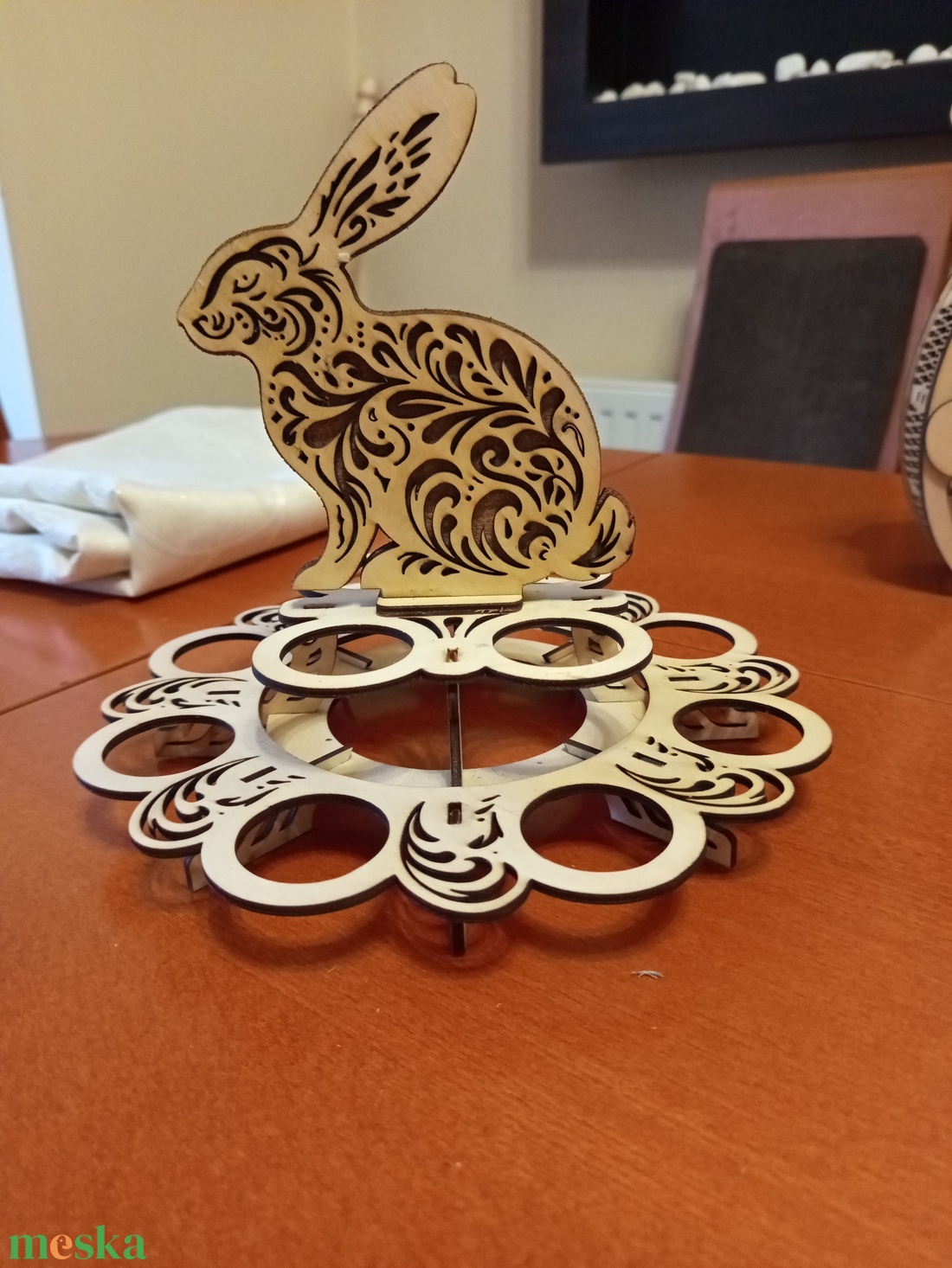 Húsvéti asztali tojástartó - ünnepi díszek, dekorációk - húsvéti díszek és dekorációk - húsvéti tojástartó - Meska.hu