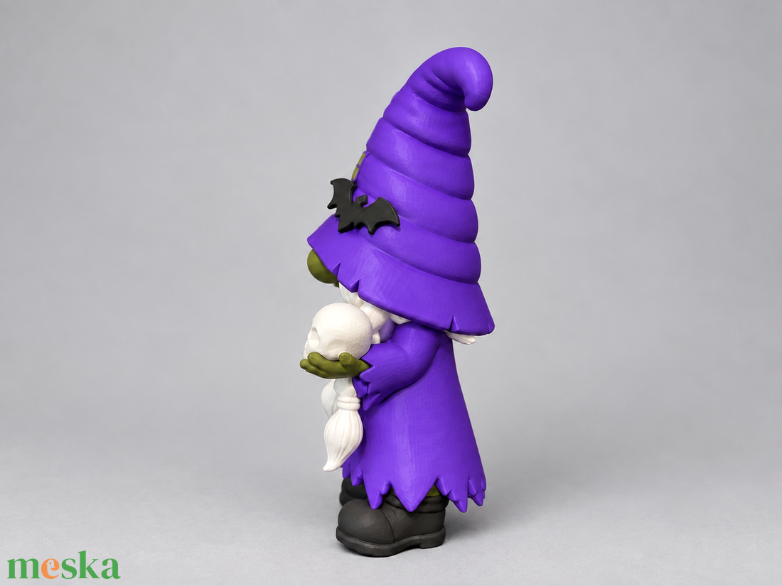 Boszorkány Manó Koponyával - otthon & életmód - dekoráció - halloween - halloweeni figurák - Meska.hu