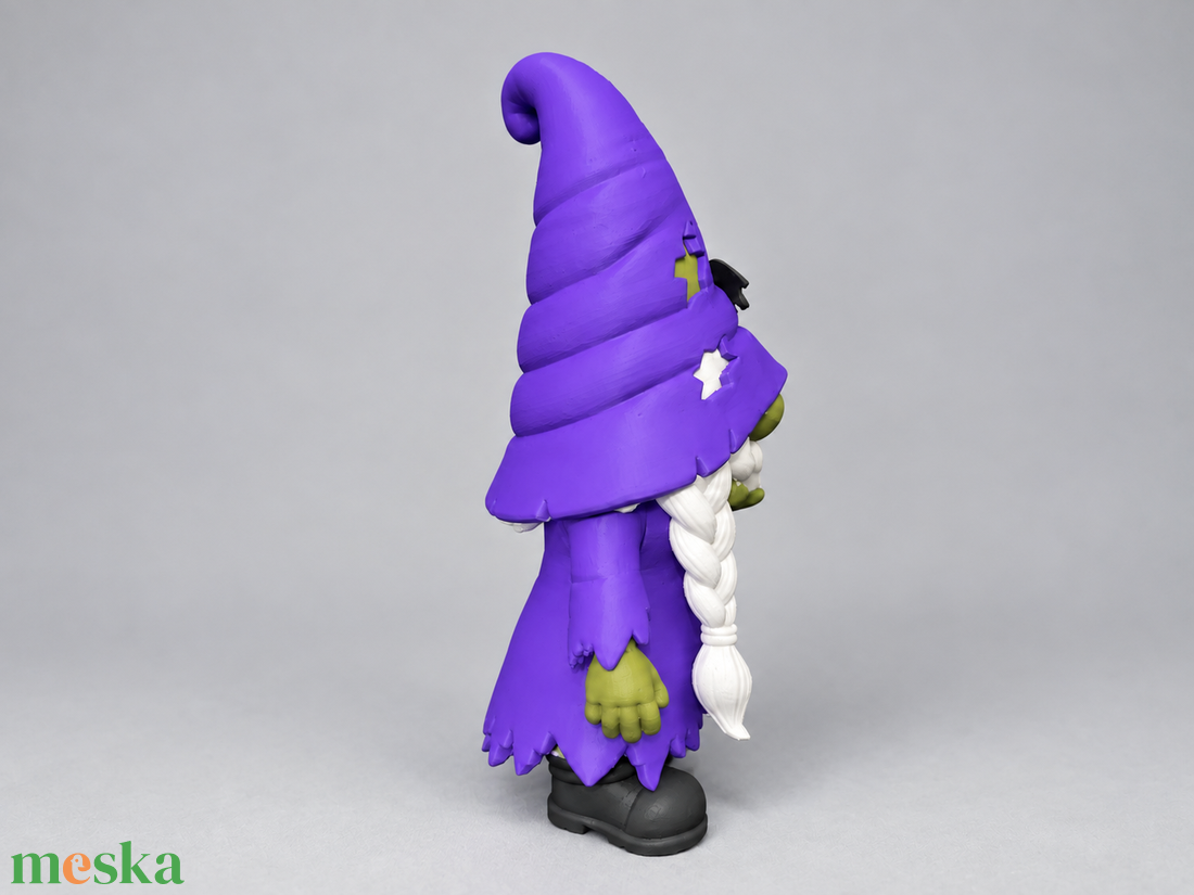 Boszorkány Manó Koponyával - otthon & életmód - dekoráció - halloween - halloweeni figurák - Meska.hu
