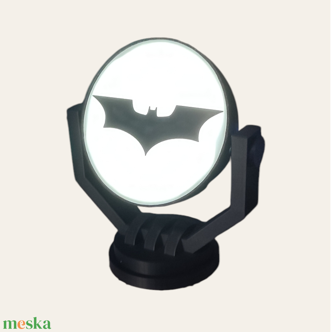 Batman reflektor lámpa  - otthon & életmód - lámpa - asztali lámpa - Meska.hu