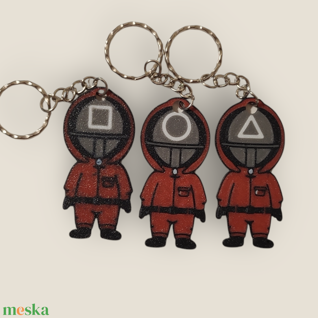 Squid Game kulcstartó  - táska & tok - kulcstartó & táskadísz - kulcstartó - Meska.hu
