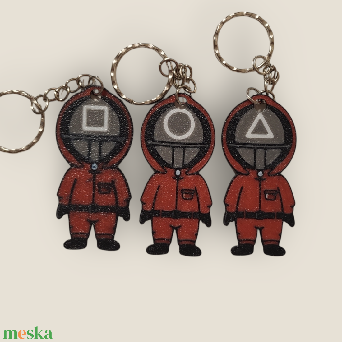 Squid Game kulcstartó  - táska & tok - kulcstartó & táskadísz - kulcstartó - Meska.hu