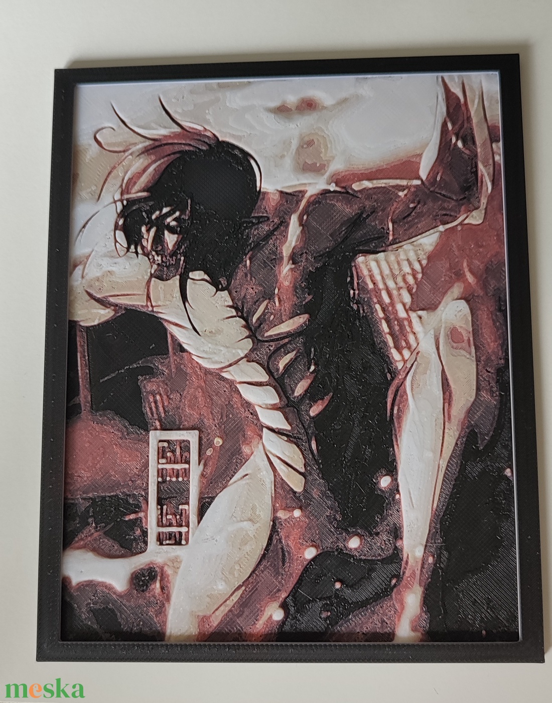 Attack on Titan hueforge kép - otthon & életmód - dekoráció - kép & falikép - 3d képek - Meska.hu