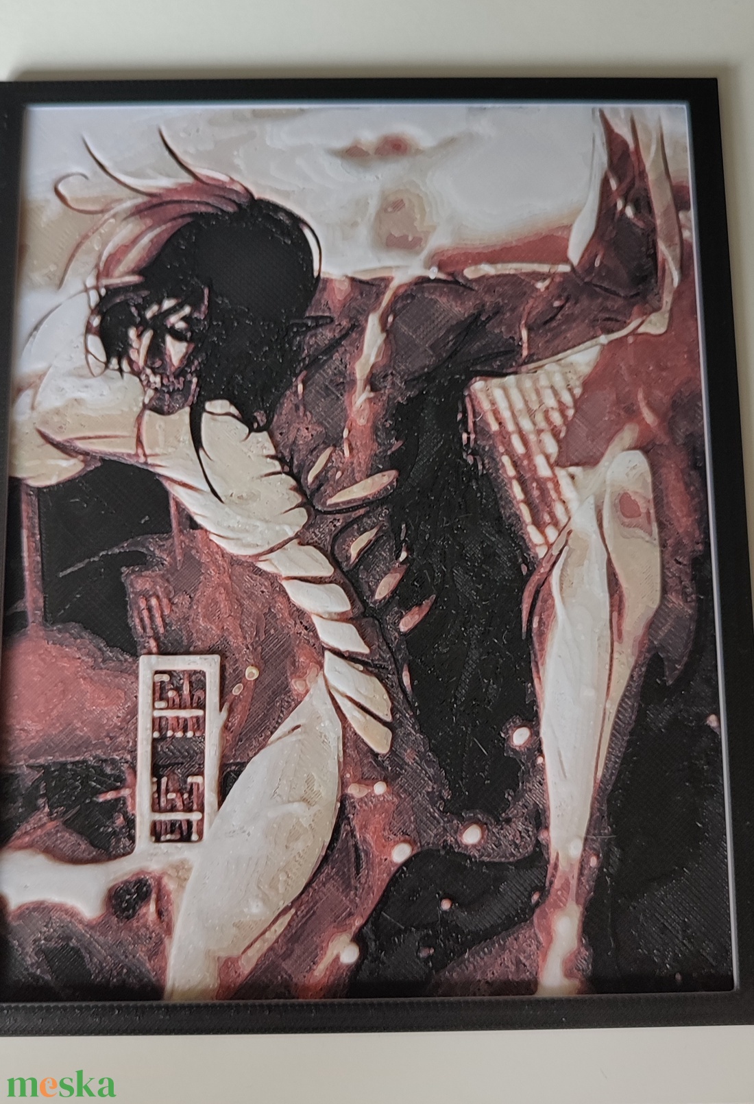 Attack on Titan hueforge kép - otthon & életmód - dekoráció - kép & falikép - 3d képek - Meska.hu