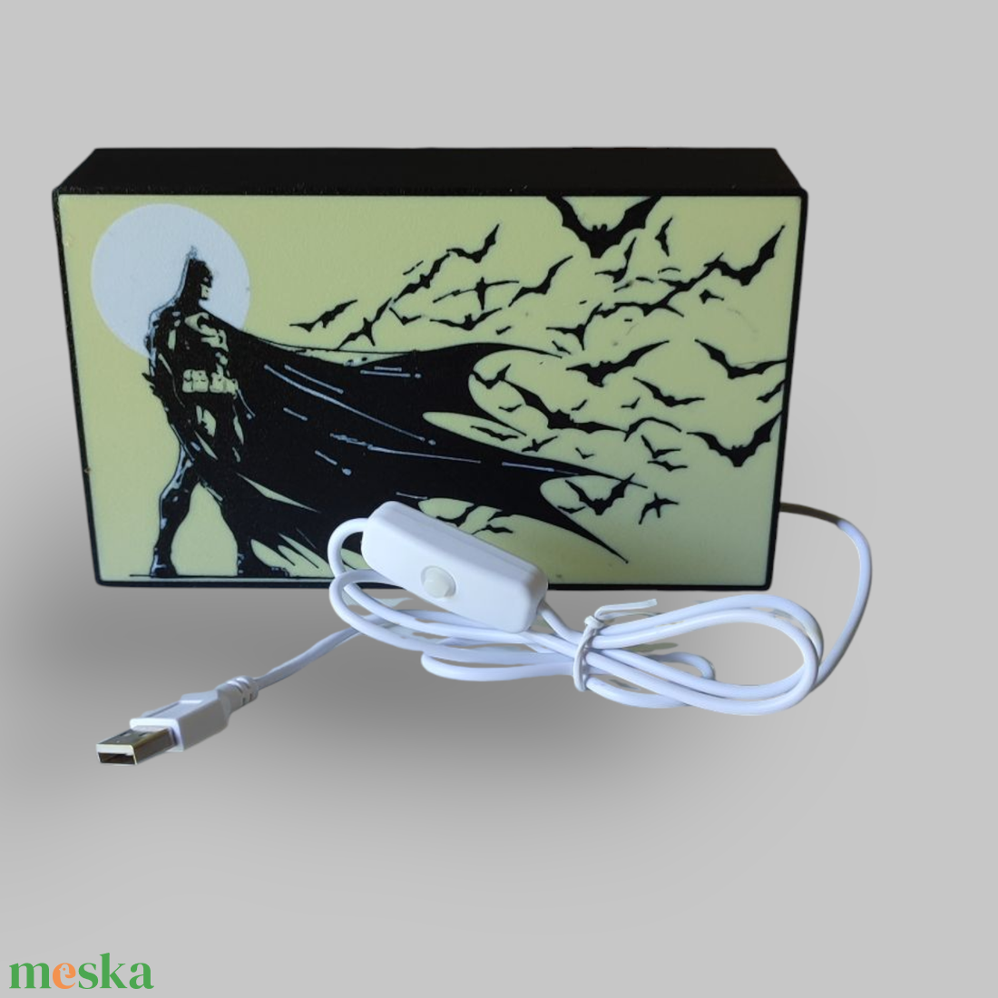 Batman lámpa  - otthon & életmód - lámpa - asztali lámpa - Meska.hu