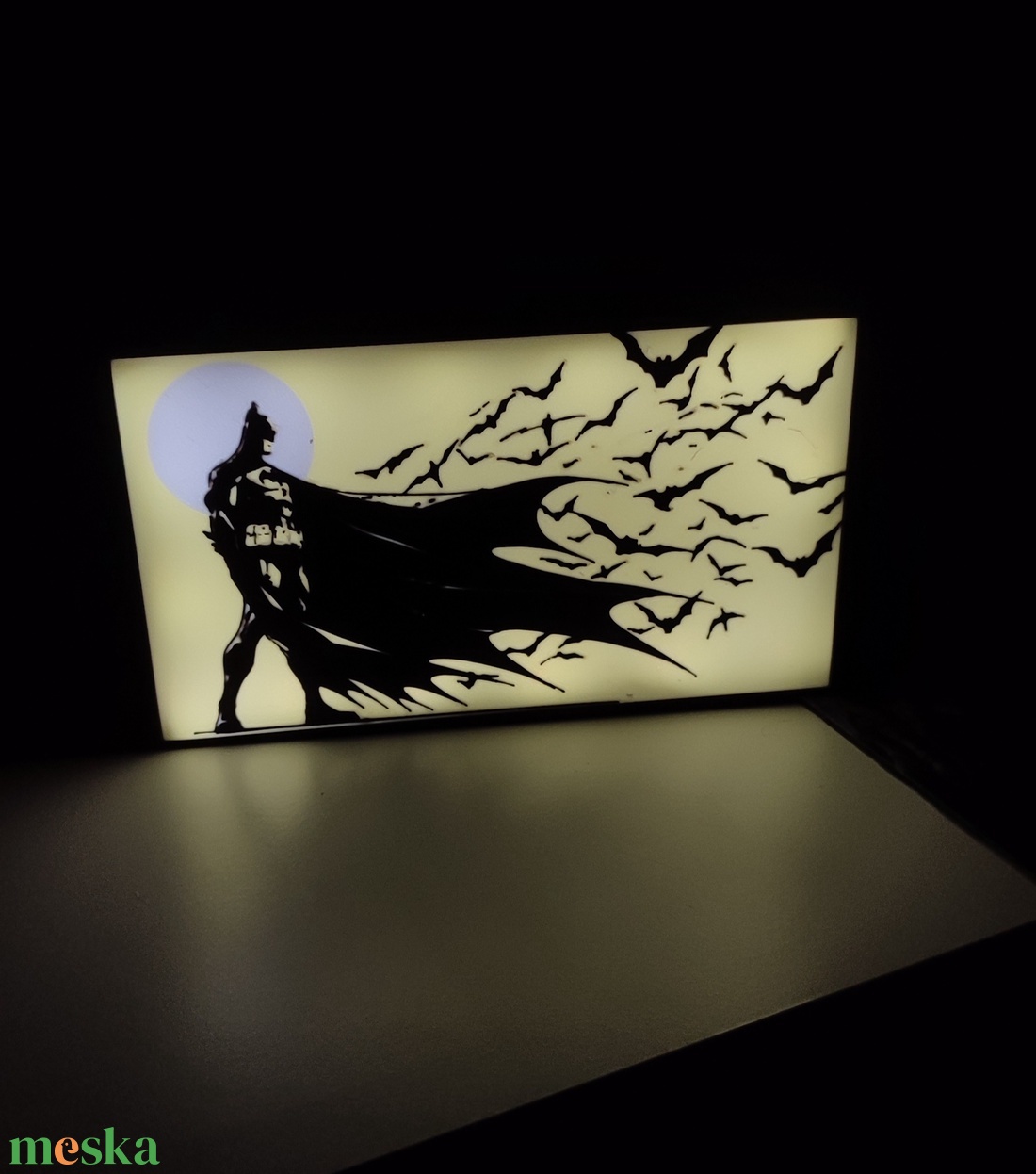 Batman lámpa  - otthon & életmód - lámpa - asztali lámpa - Meska.hu
