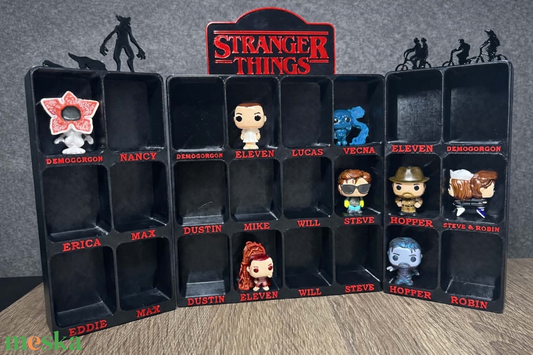 Stranger Things - Funko Pop - Kinder joy - figura állvány  - otthon & életmód - dekoráció - asztal és polc dekoráció - díszdoboz - Meska.hu