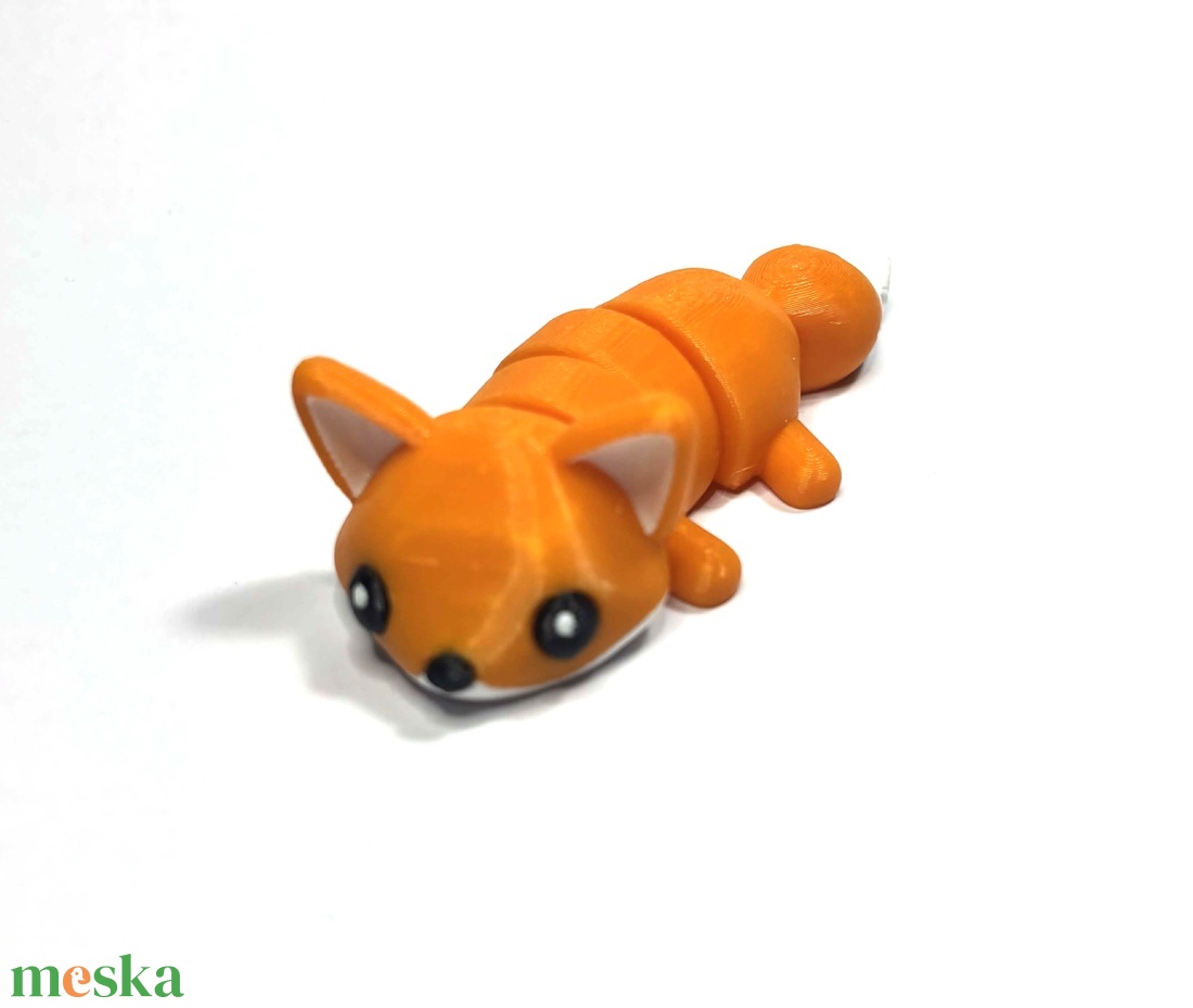 Róka � Izgő-mozgó 3D nyomtatott állatos kulcstartó - táska & tok - kulcstartó & táskadísz - kulcstartó - Meska.hu