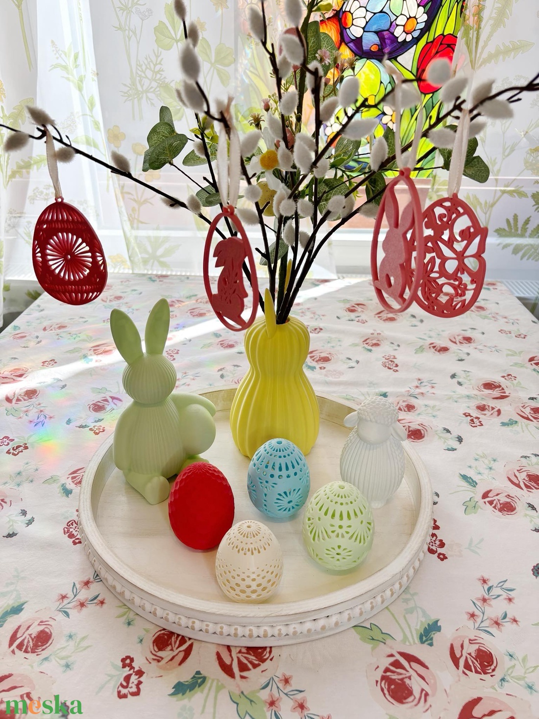 Húsvéti dekorációs csomag - ünnepi díszek, dekorációk - húsvéti díszek és dekorációk - húsvéti asztaldíszek - Meska.hu
