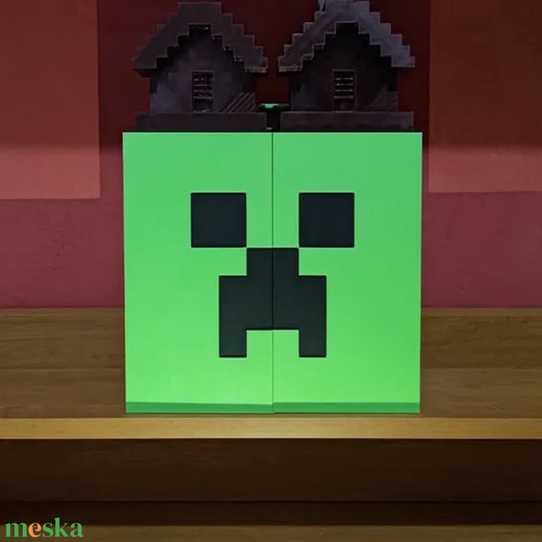 Minecraft kinder joy figura állvány - otthon & életmód - dekoráció - asztal és polc dekoráció - díszdoboz - Meska.hu