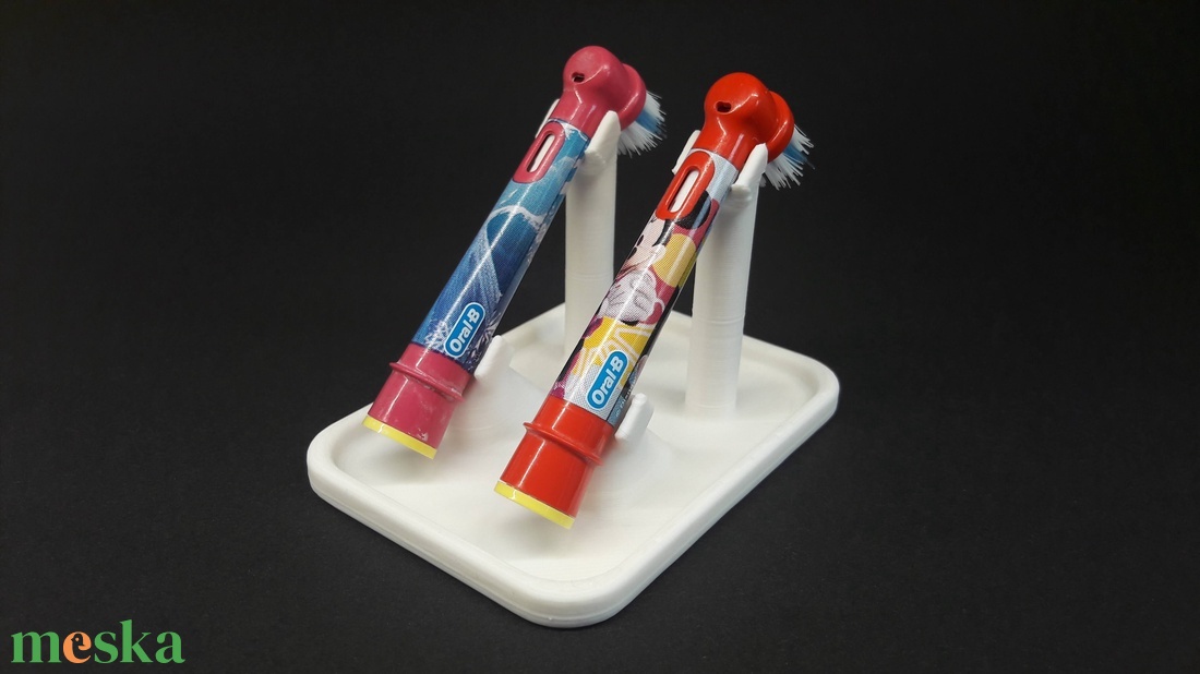 Oral-b fogkefe fej döntött tartó több kivitelben - otthon & életmód - fürdőszoba - fürdőszobai tároló - Meska.hu