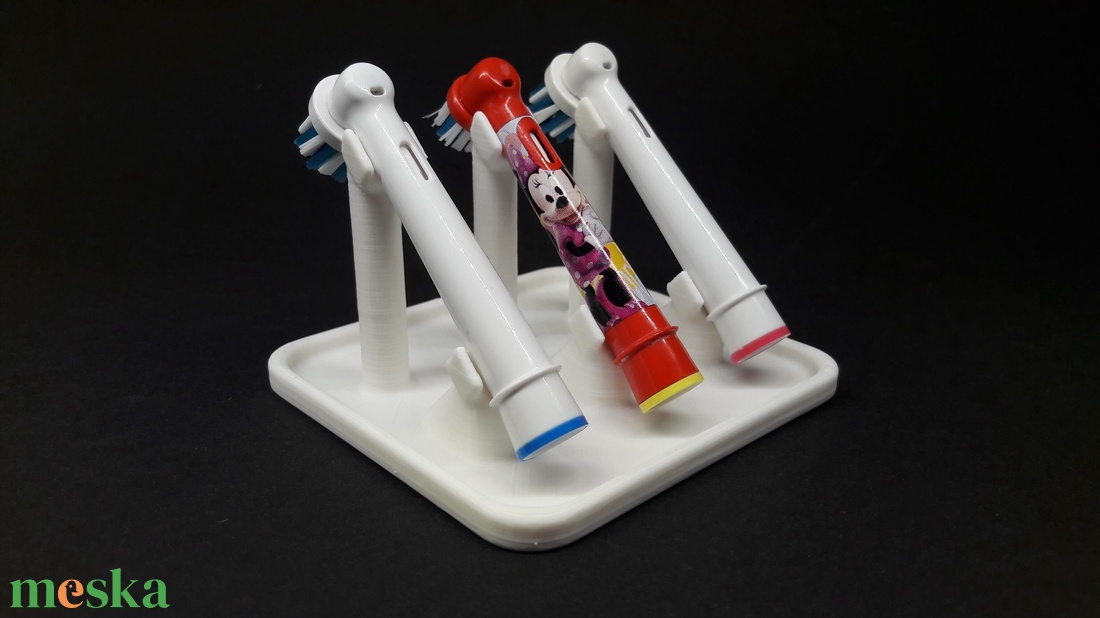 Oral-b fogkefe fej döntött tartó több kivitelben - otthon & életmód - fürdőszoba - fürdőszobai tároló - Meska.hu