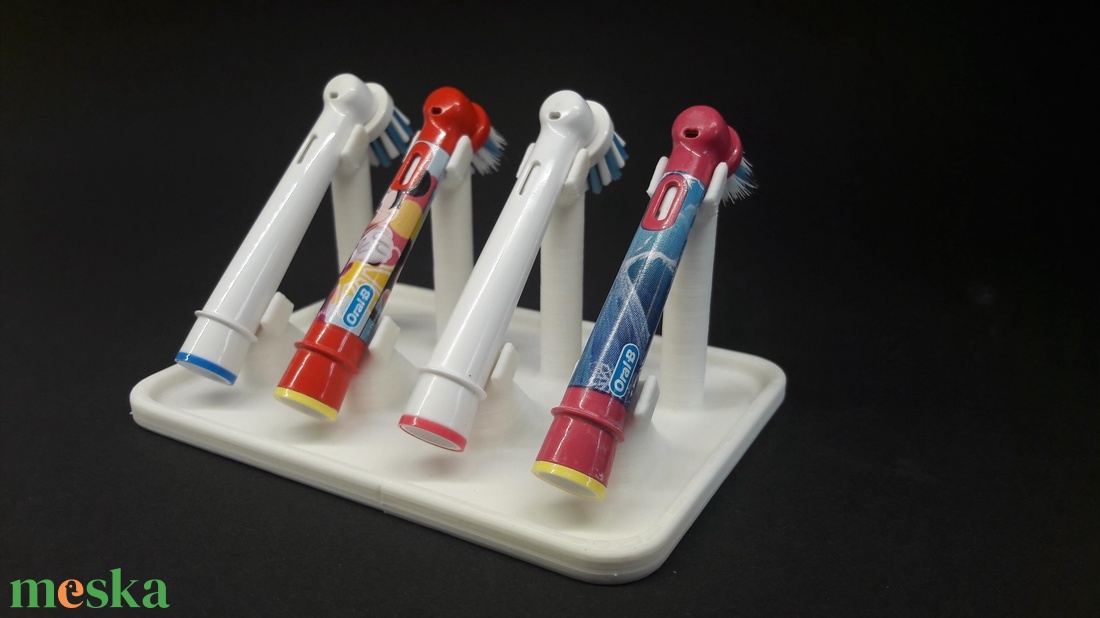 Oral-b fogkefe fej döntött tartó több kivitelben - otthon & életmód - fürdőszoba - fürdőszobai tároló - Meska.hu