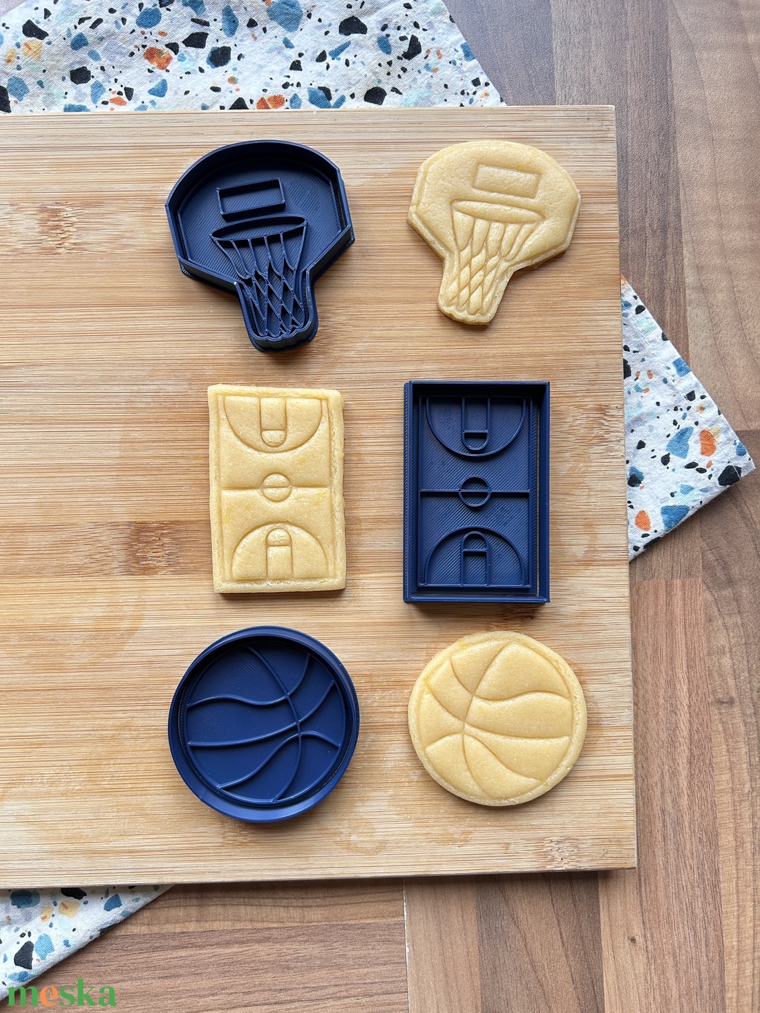 Kosaras szett sütikiszúró - otthon & életmód - konyhafelszerelés, tálalás - sütés, főzés - sütikiszúró - Meska.hu