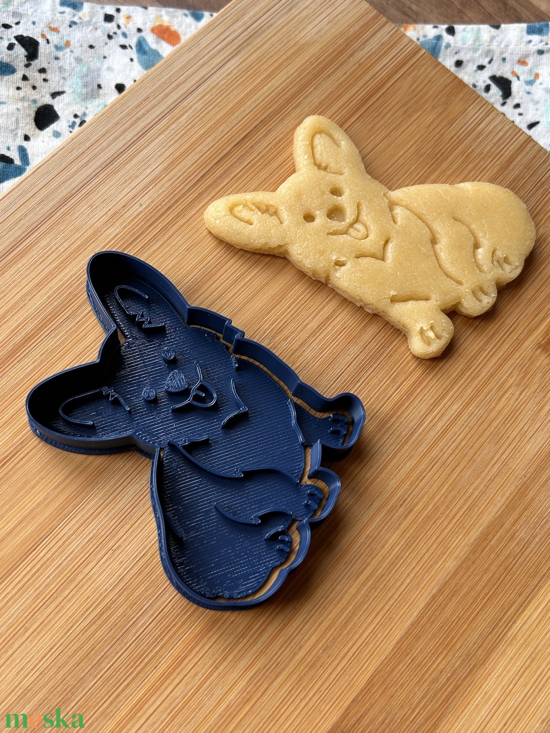 Corgi formájú sütikiszúró - otthon & életmód - konyhafelszerelés, tálalás - sütés, főzés - sütikiszúró - Meska.hu