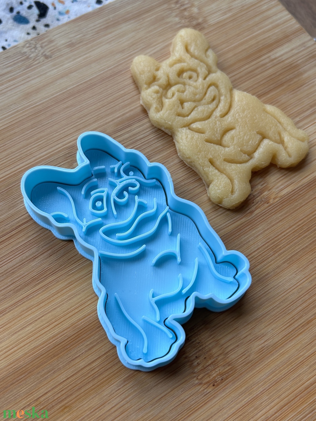 Francia bulldog sütikiszúró - otthon & életmód - konyhafelszerelés, tálalás - sütés, főzés - sütikiszúró - Meska.hu