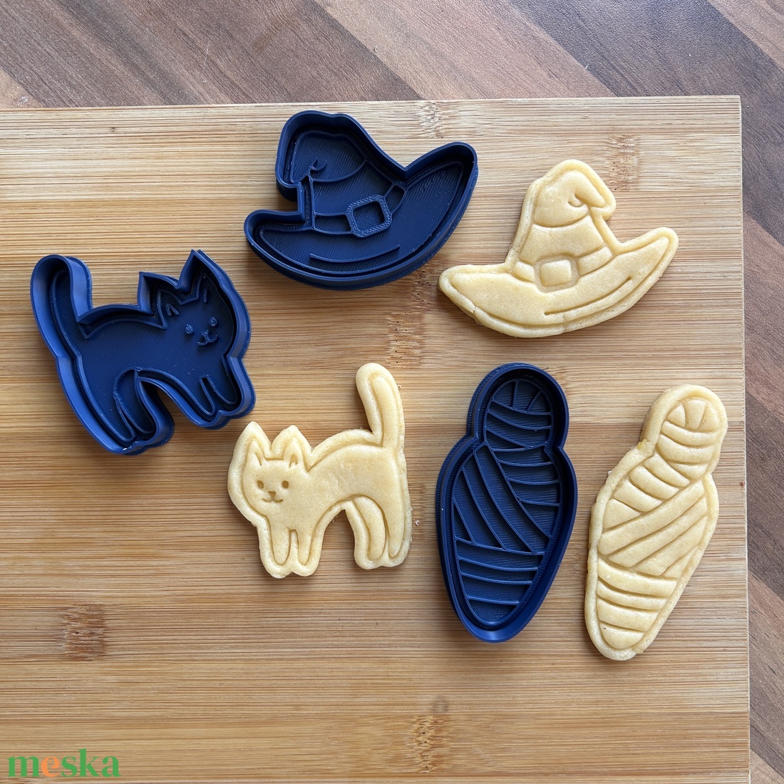 Boszorkány és Múmia halloweeni sütikiszúró szett - otthon & életmód - dekoráció - halloween - halloweeni sütikiszúrók - Meska.hu