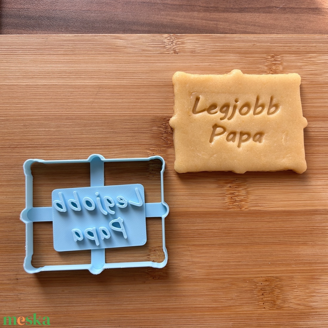 Legjobb Papa feliratos sütikiszúró - otthon & életmód - konyhafelszerelés, tálalás - sütés, főzés - sütikiszúró - Meska.hu