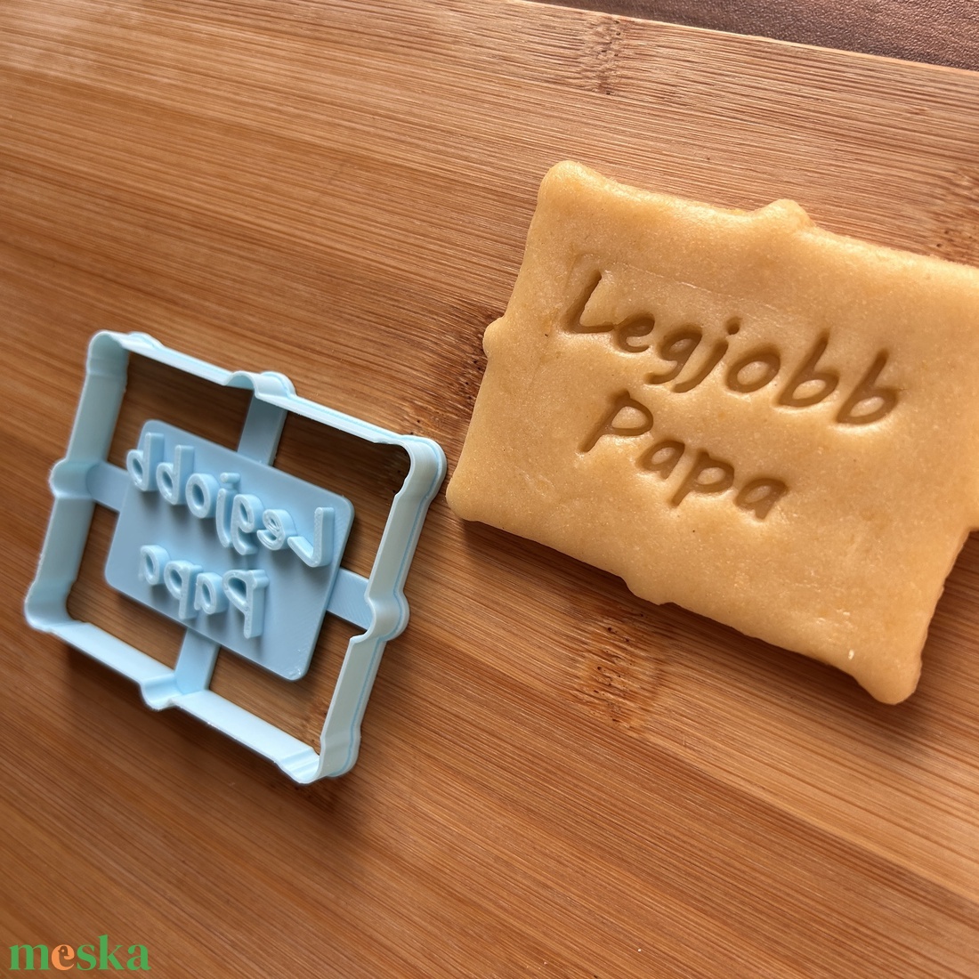 Legjobb Papa feliratos sütikiszúró - otthon & életmód - konyhafelszerelés, tálalás - sütés, főzés - sütikiszúró - Meska.hu