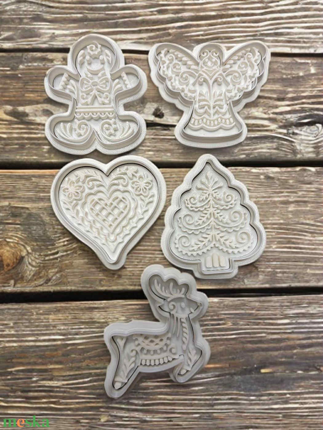 Karácsonyi mézeskalács formák - karácsony - karácsonyi sütés-főzés - Meska.hu