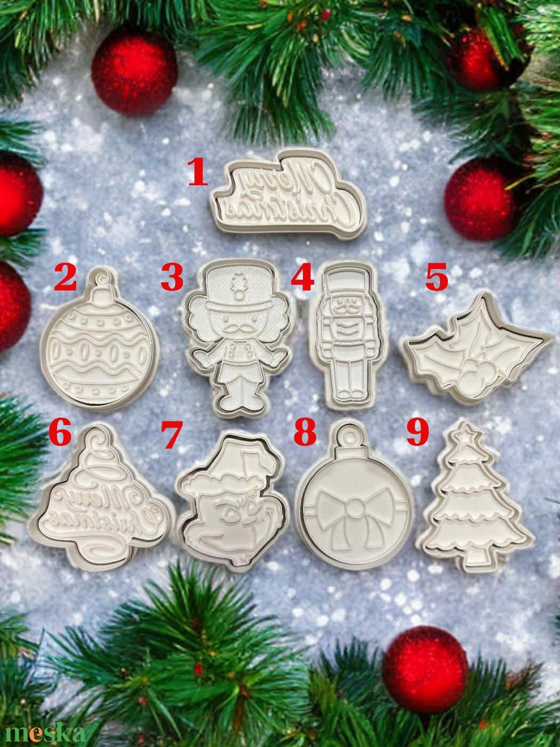 Karácsonyi sütikiszúrók - karácsony - karácsonyi sütés-főzés - Meska.hu