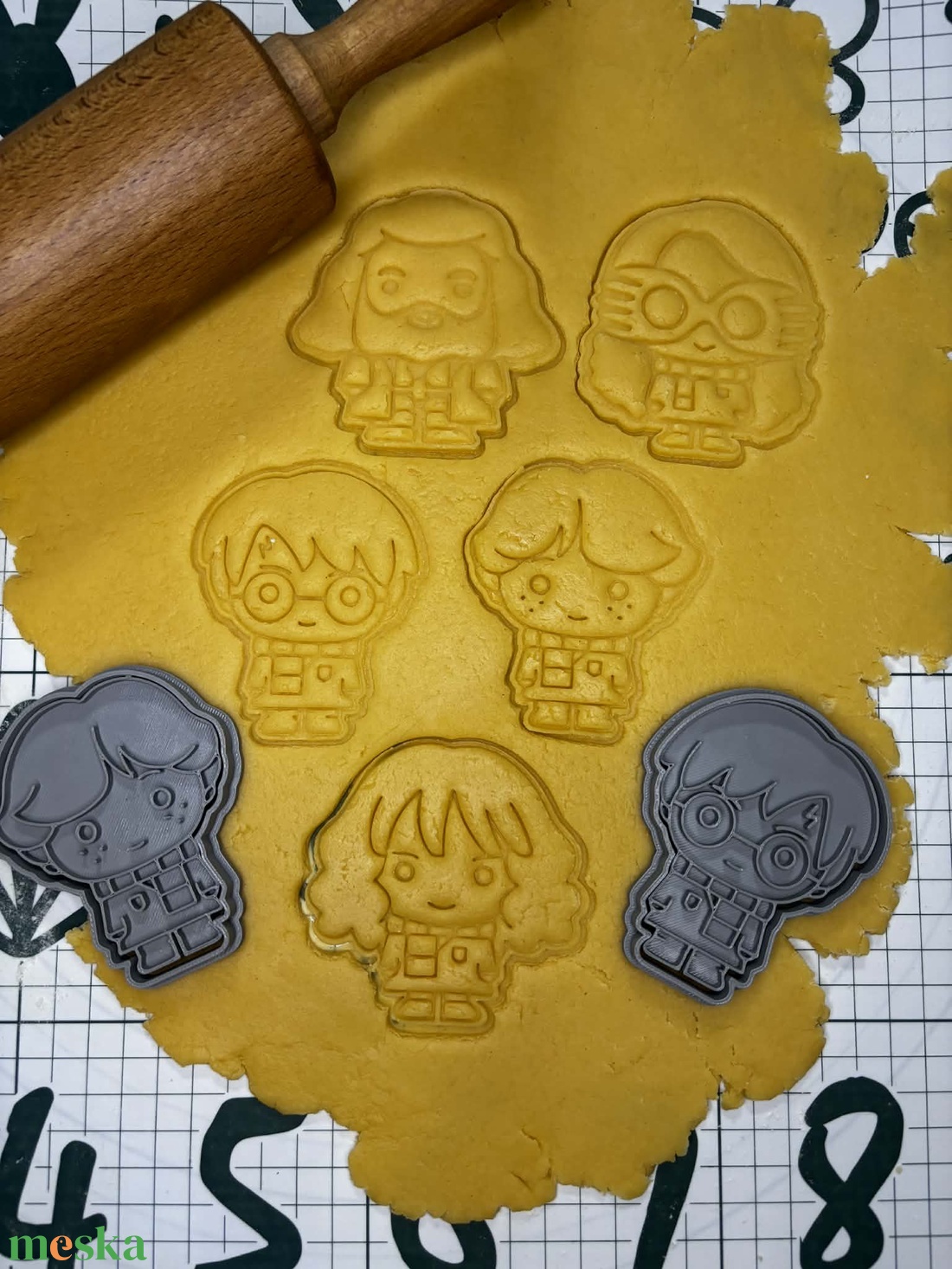 Harry Potter sütikiszúró szett - otthon & életmód - konyhafelszerelés, tálalás - sütés, főzés - sütikiszúró - Meska.hu