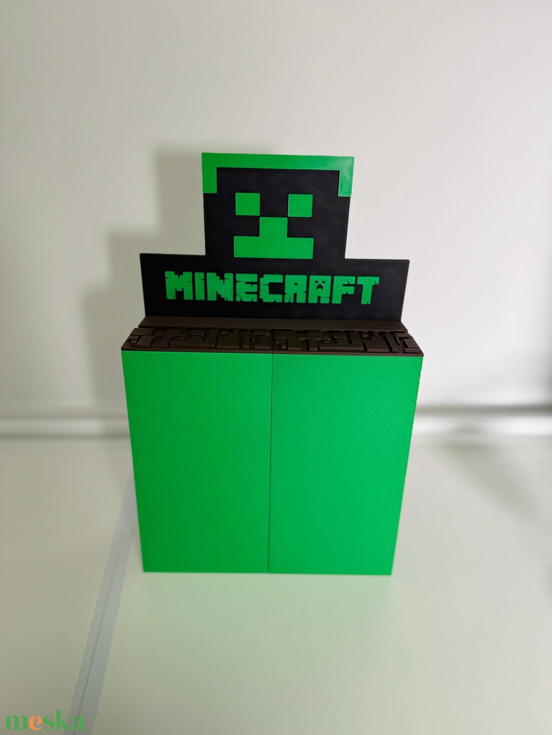 Minecraft Kinder Joy figura tartó - otthon & életmód - dekoráció - asztal és polc dekoráció - asztaldísz - Meska.hu