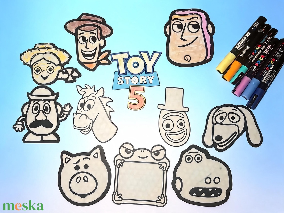 Toy story örök, végtelen  színező - otthon & életmód - papír, írószer - színező - Meska.hu
