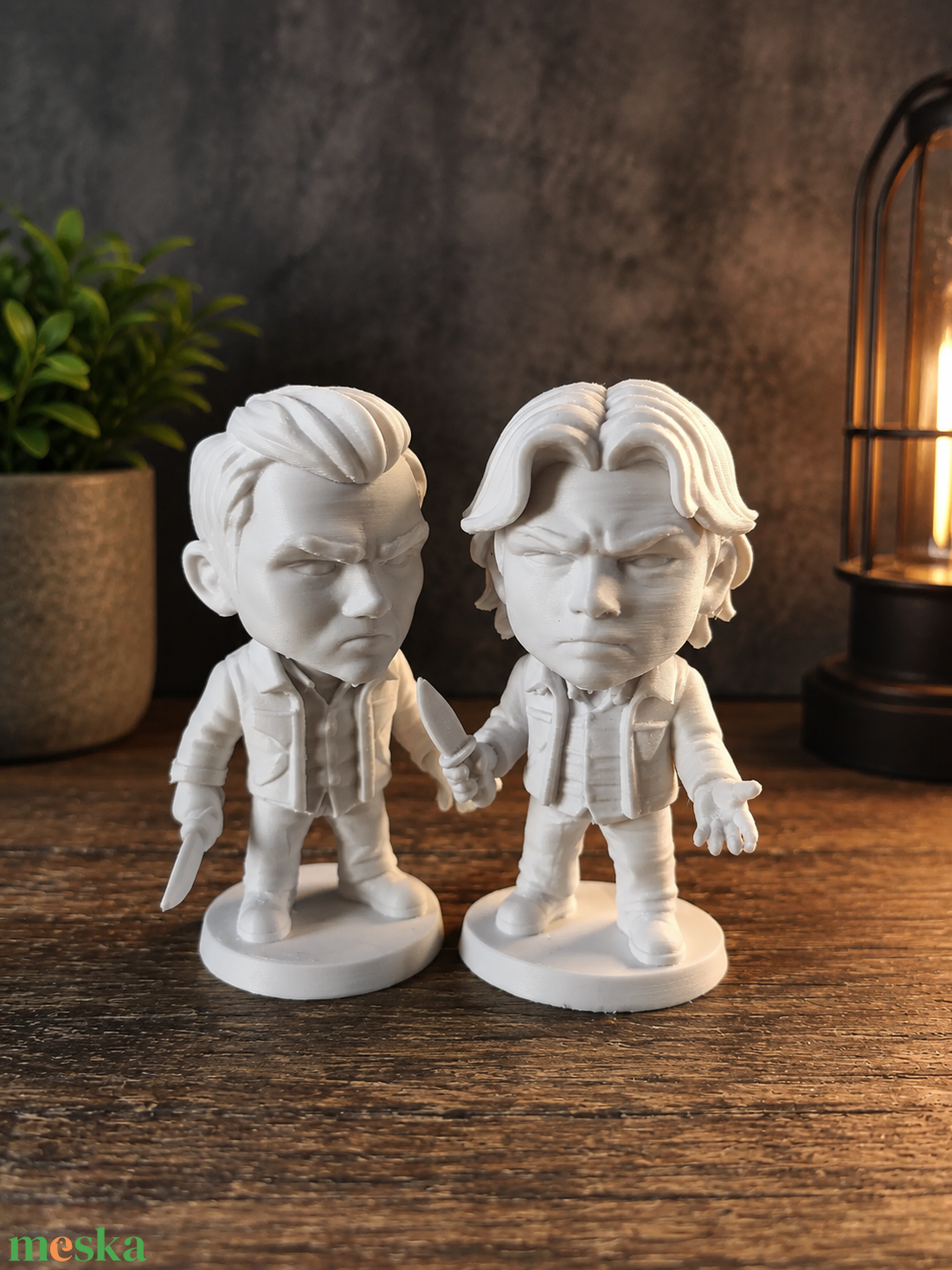 Odaát - Sam és Dean figura - otthon & életmód - dekoráció - asztal és polc dekoráció - asztaldísz - Meska.hu