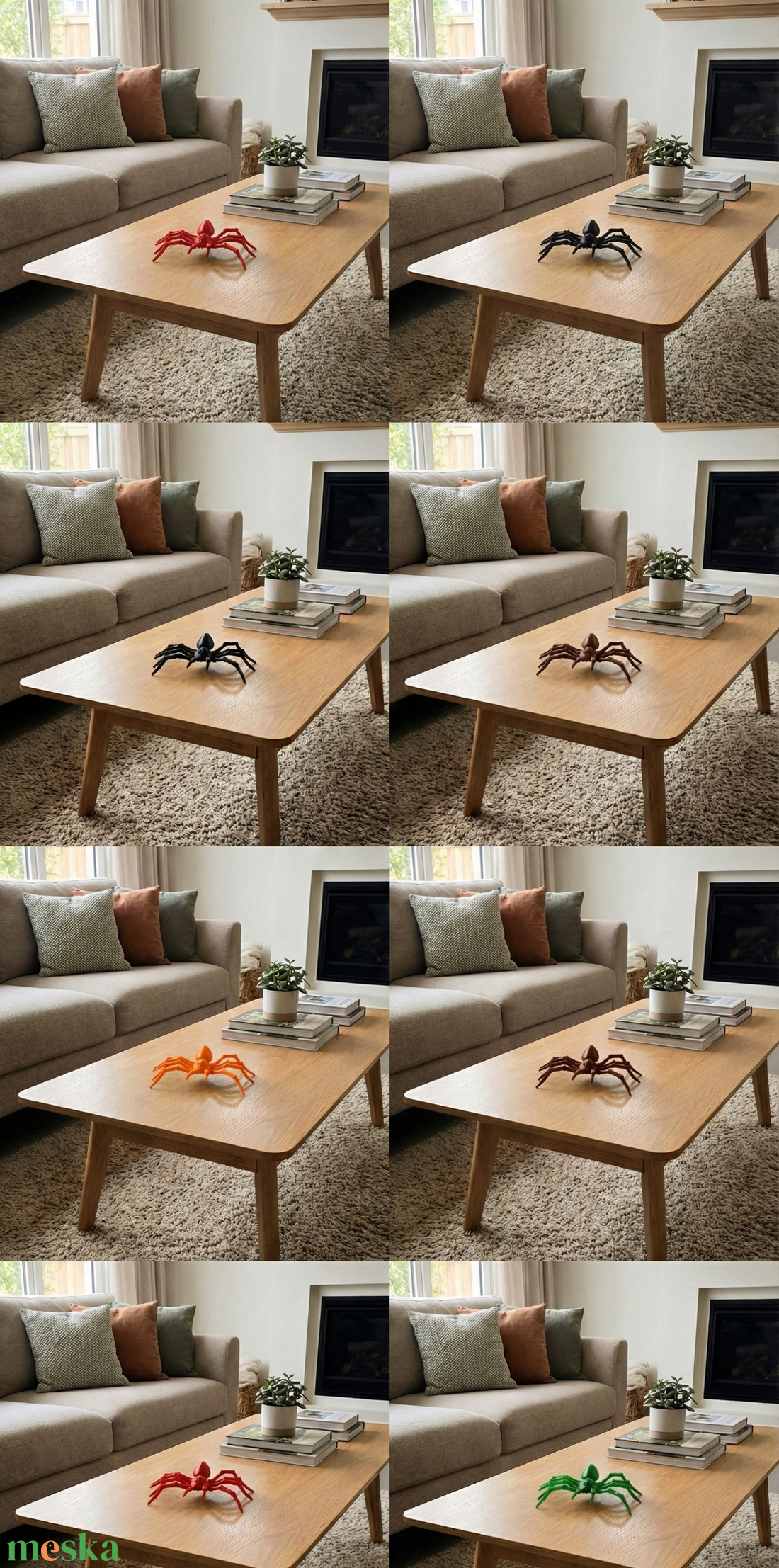 Ízeltlábú Pók � Több színben, mozgatható lábakkal! -  - Meska.hu