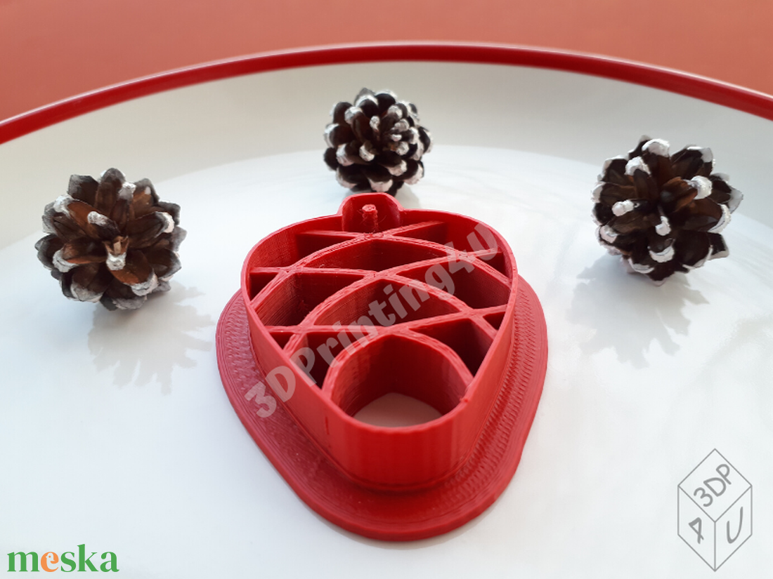 Toboz sütikiszúró süteménykiszúró keksz mézeskalács linzer süteményszaggató 3D nyomtatás fenyőtoboz kiszúró forma - - Meska.hu Toboz sütikiszúró süteménykiszúró keksz mézeskalács linzer süteményszaggató 3D nyomtatás fenyőtoboz kiszúró forma - - Meska.hu