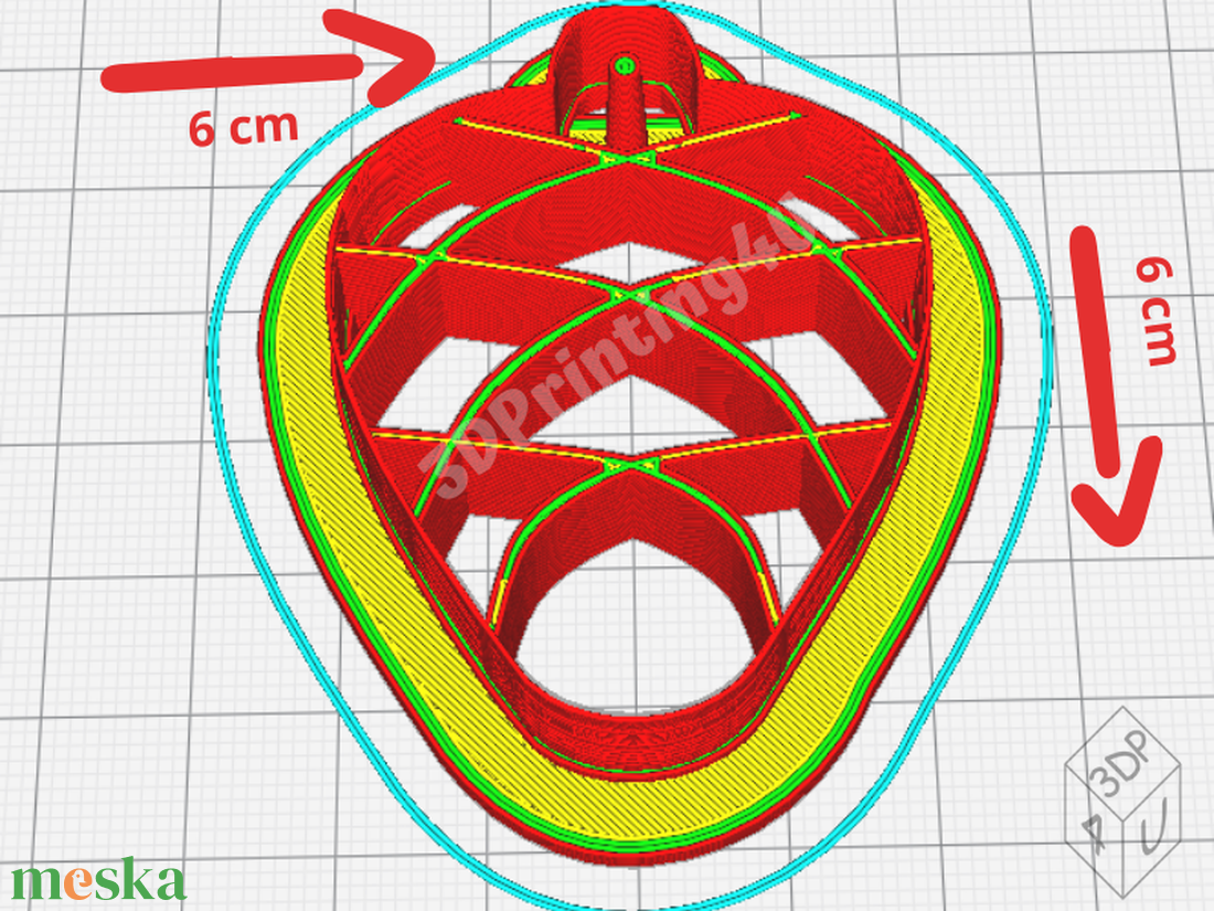 Toboz sütikiszúró süteménykiszúró keksz mézeskalács linzer süteményszaggató 3D nyomtatás fenyőtoboz kiszúró forma - - Meska.hu Toboz sütikiszúró süteménykiszúró keksz mézeskalács linzer süteményszaggató 3D nyomtatás fenyőtoboz kiszúró forma - - Meska.hu