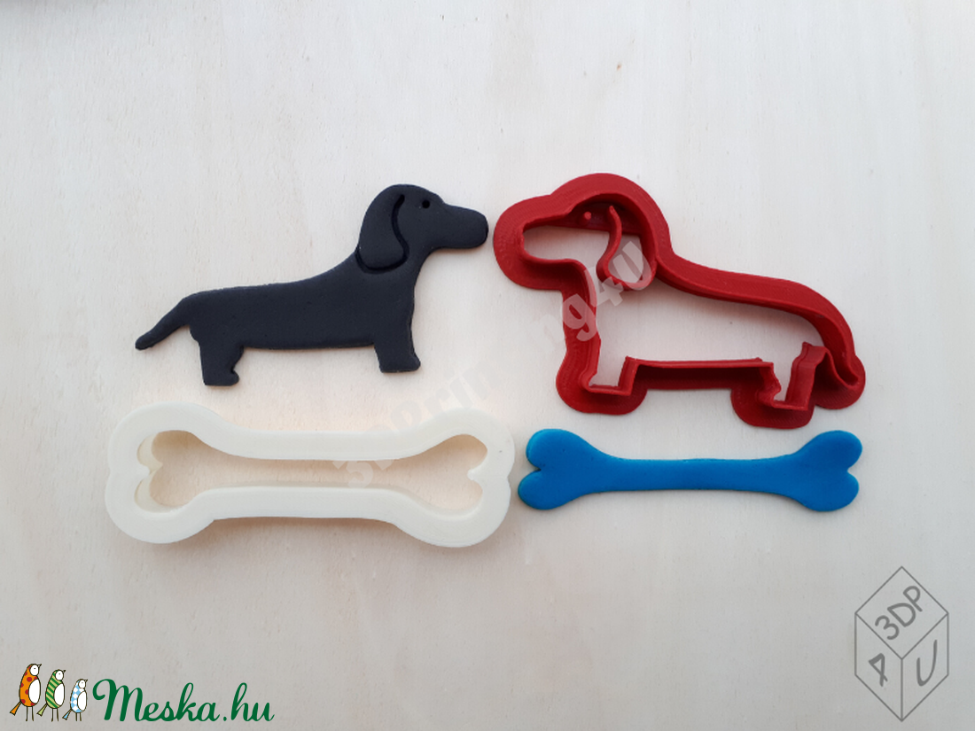 Kutya sütikiszúró szett 2db kutya csont süteményszaggató forma mézeskalács keksz 3D nyomtatás eb kutyacsont kiszúró - - Meska.hu Kutya sütikiszúró szett 2db kutya csont süteményszaggató forma mézeskalács keksz 3D nyomtatás eb kutyacsont kiszúró - - Meska.hu