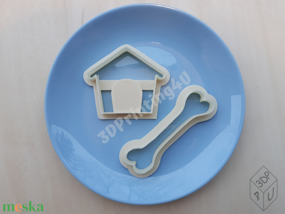 Kutya sütikiszúró szett 2d kutyacsont és kutyaház süteményszaggató forma keksz mézeskalács 3D nyomtatás eb kiszúró forma - - Meska.hu Kutya sütikiszúró szett 2d kutyacsont és kutyaház süteményszaggató forma keksz mézeskalács 3D nyomtatás eb kiszúró forma - - Meska.hu