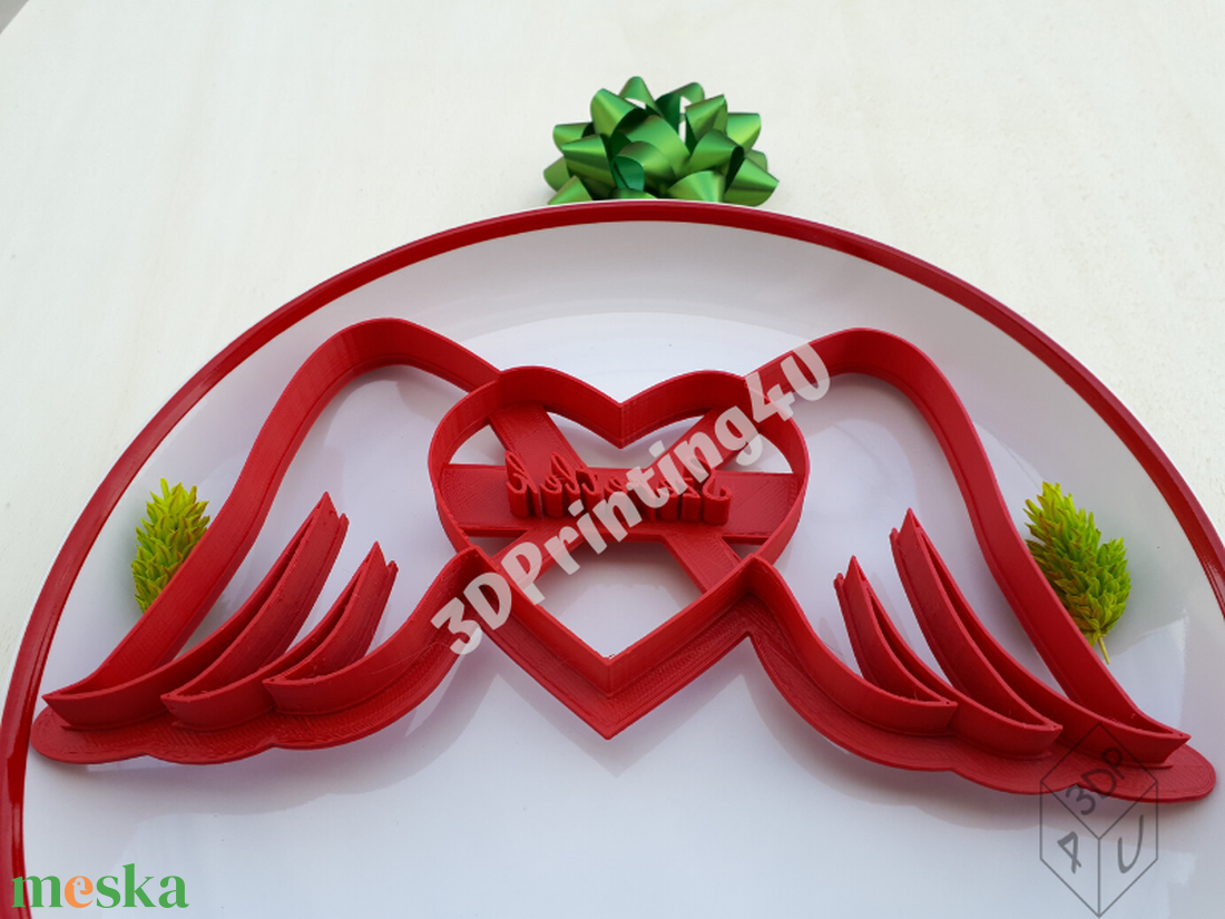 Szív szárnnyal szeretlek felírattal sütikiszúró keksz kiszúró mézeskalácsforma linzer szaggató 3D nyomtatás Valentín nap - otthon & életmód - konyhafelszerelés, tálalás - sütés, főzés - sütikiszúró - Meska.hu Szív szárnnyal szeretlek felírattal sütikiszúró keksz kiszúró mézeskalácsforma linzer szaggató 3D nyomtatás Valentín nap - otthon & életmód - konyhafelszerelés, tálalás - sütés, főzés - sütikiszúró - Meska.hu