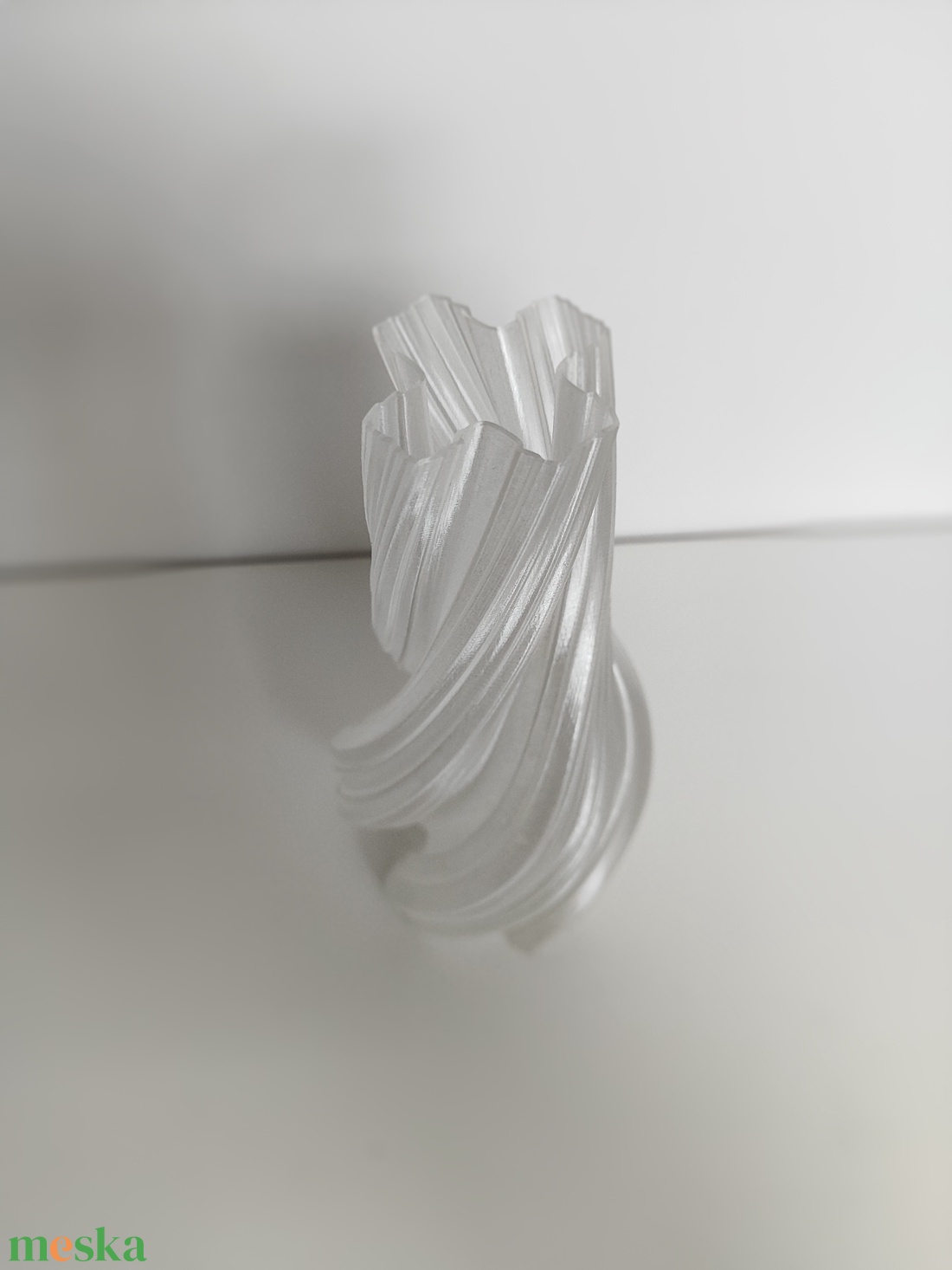 3D twisted váza - otthon & életmód - dekoráció - asztal és polc dekoráció - asztaldísz - Meska.hu