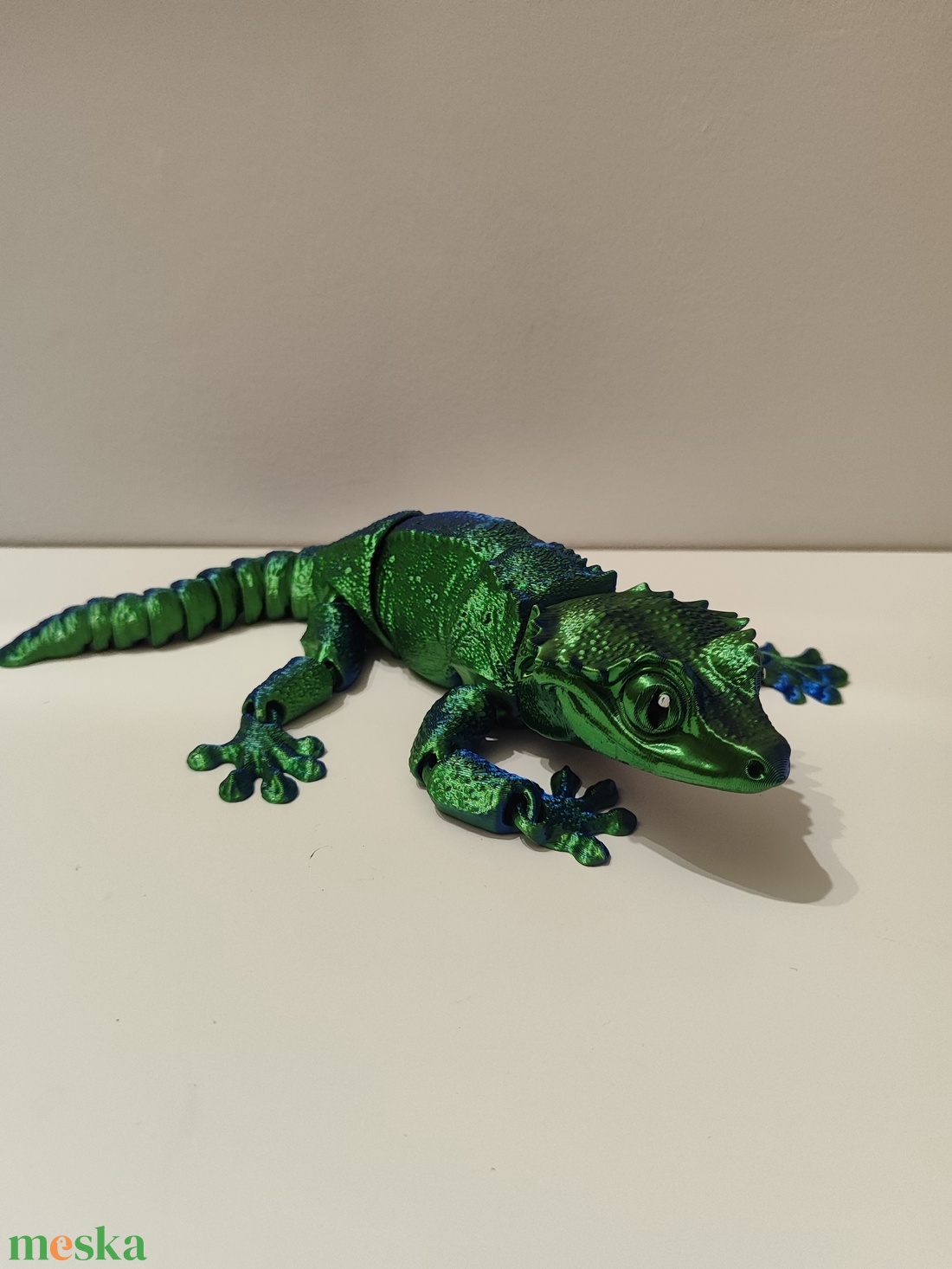 3D Tarajos gekkó - otthon & életmód - dekoráció - dísztárgy - Meska.hu