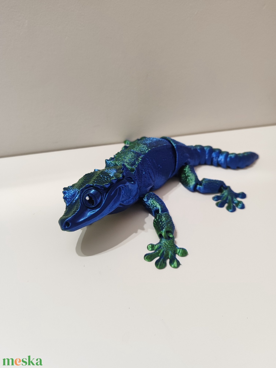 3D Tarajos gekkó - otthon & életmód - dekoráció - dísztárgy - Meska.hu