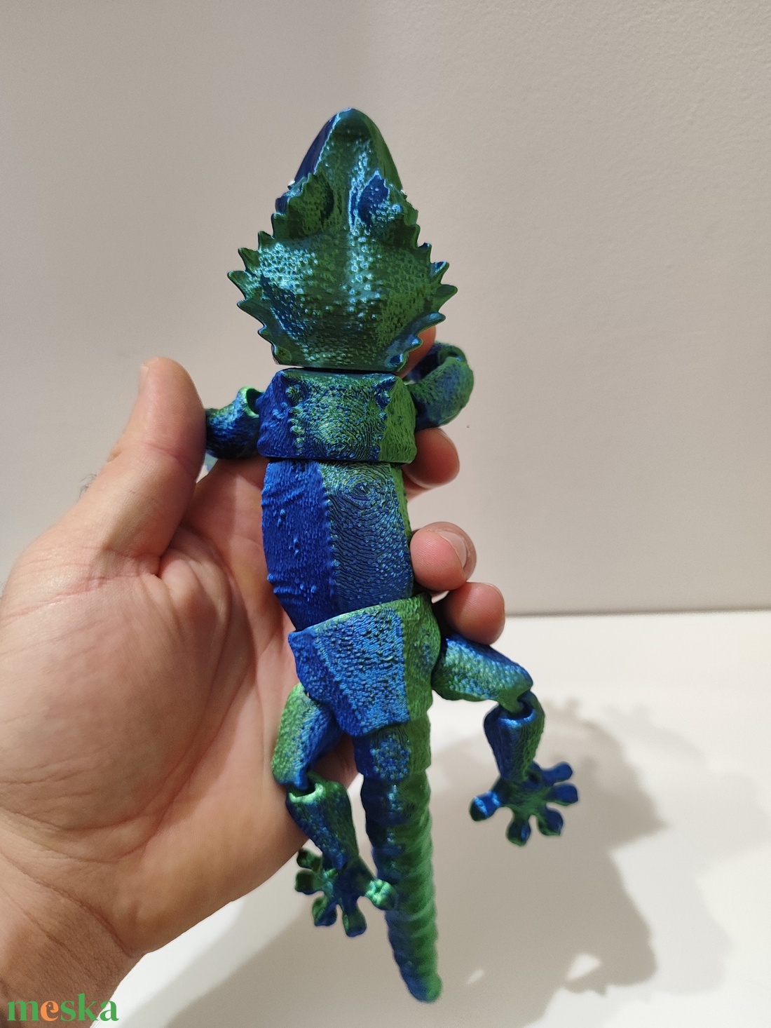 3D Tarajos gekkó - otthon & életmód - dekoráció - dísztárgy - Meska.hu
