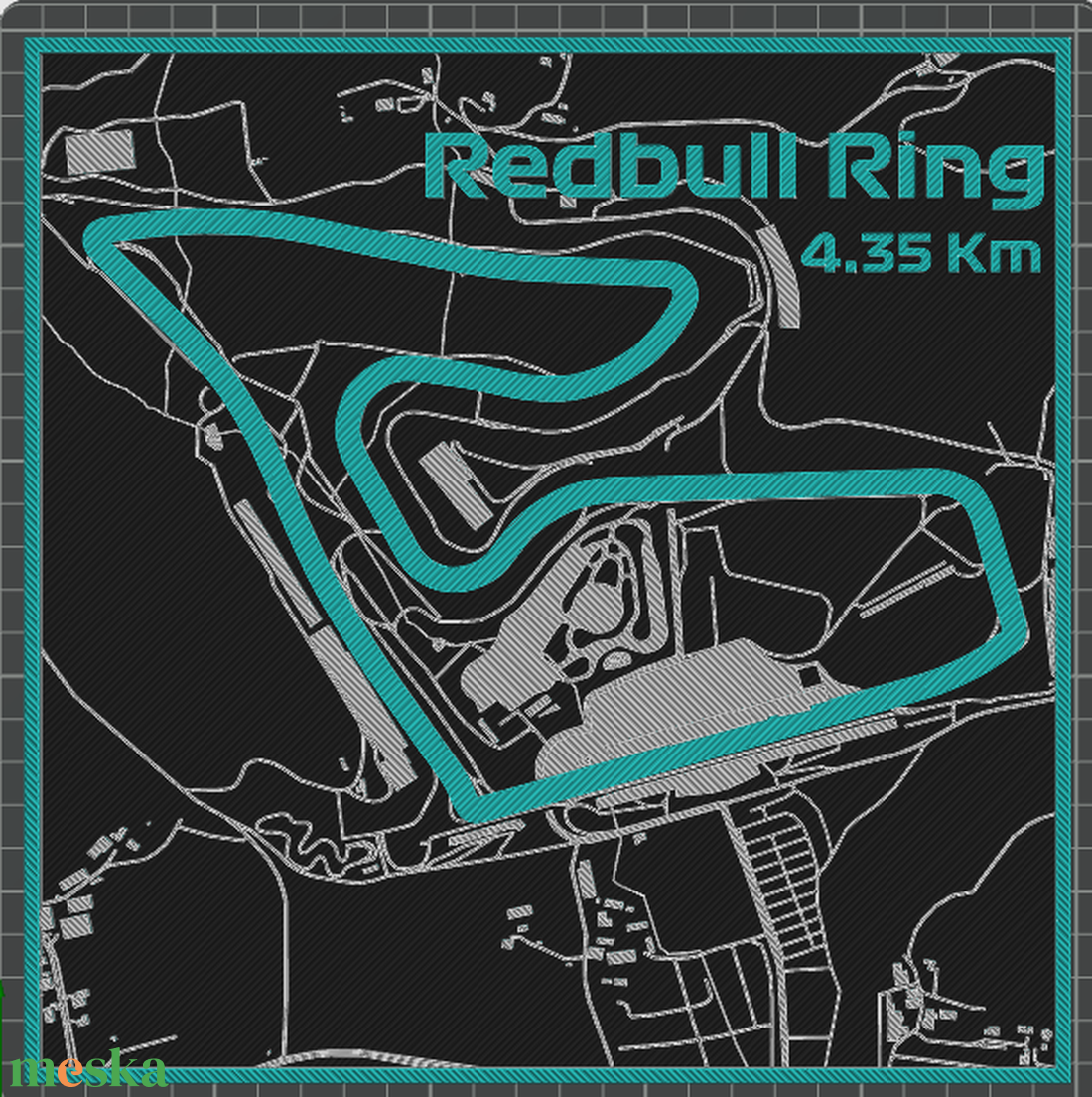 Redbull Ring 3D fali kép - otthon & életmód - dekoráció - kép & falikép - 3d képek - Meska.hu